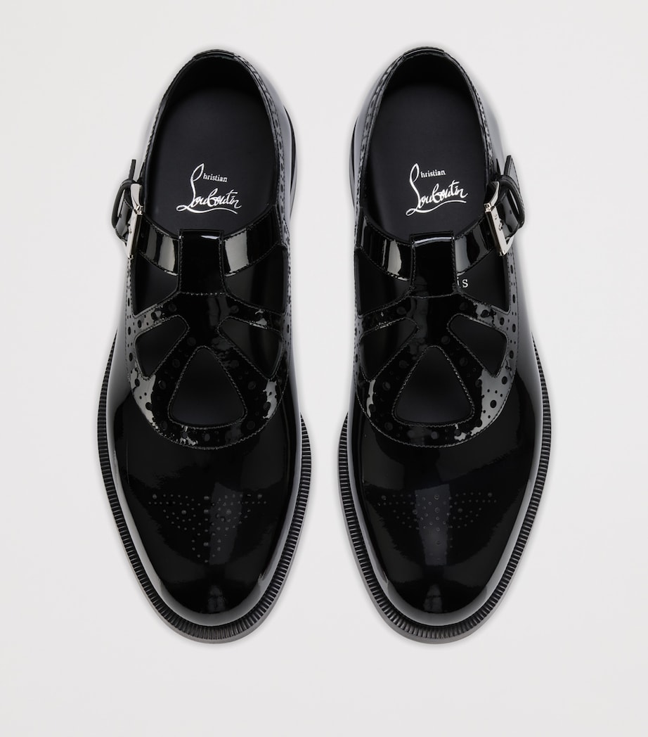 Christian Louboutin Marc Poppin Patent Mary Jane Loafers Image 3