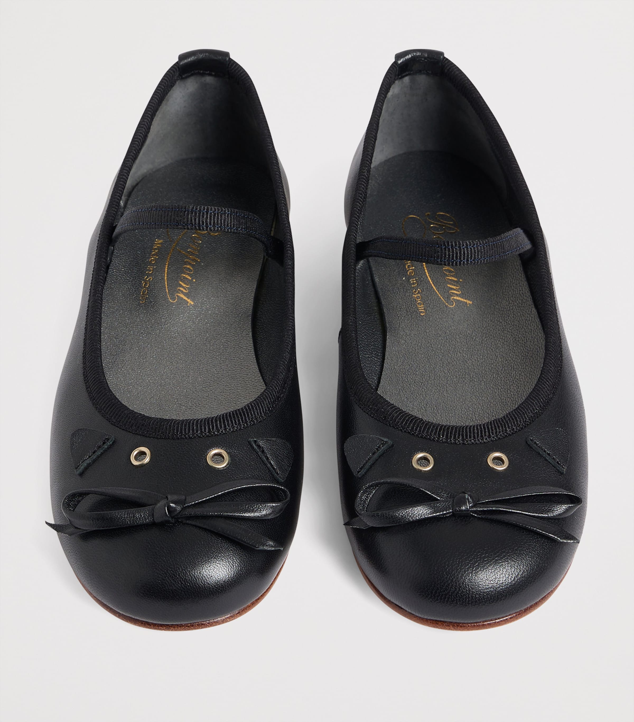 Leather Joie Ballet Flats NOIR Image 3
