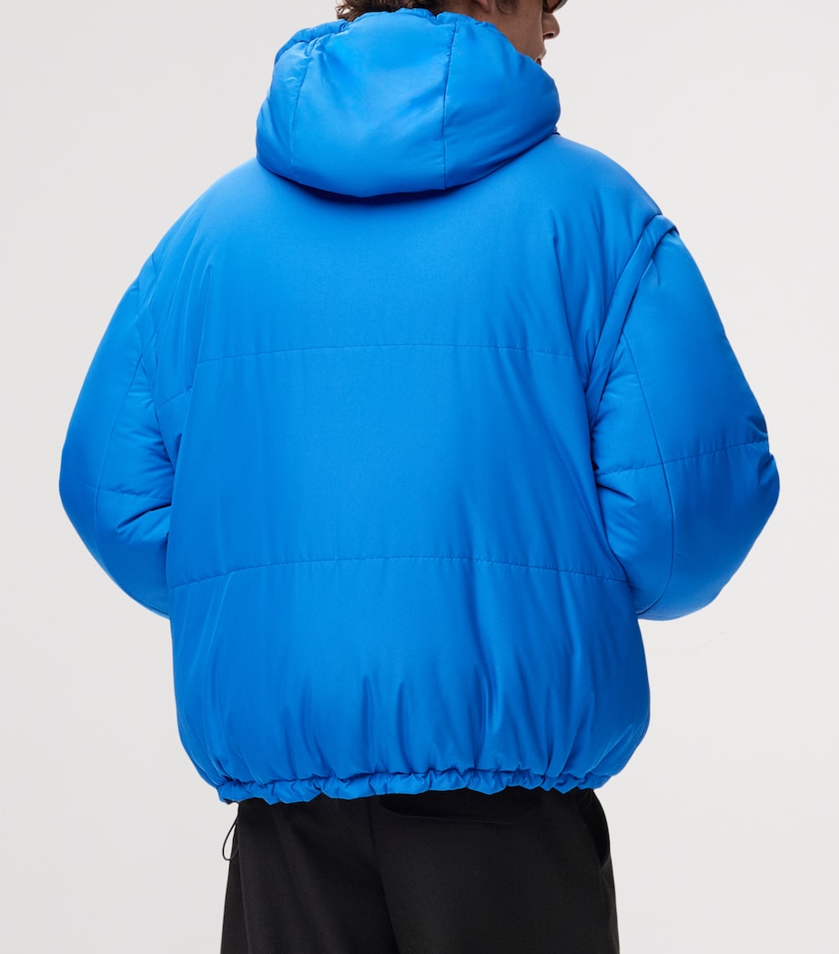 LOEWE Mens Reversible Padded Jacket Navy/blue Image 7