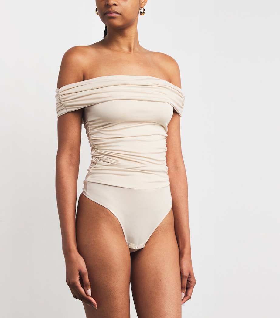 Buttercup Thong Bodysuit CREAM Image 3