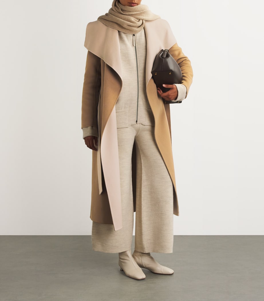 Wool Mai-CN Wrap Coat LIGHT CAMEL-TRENCH Image 2