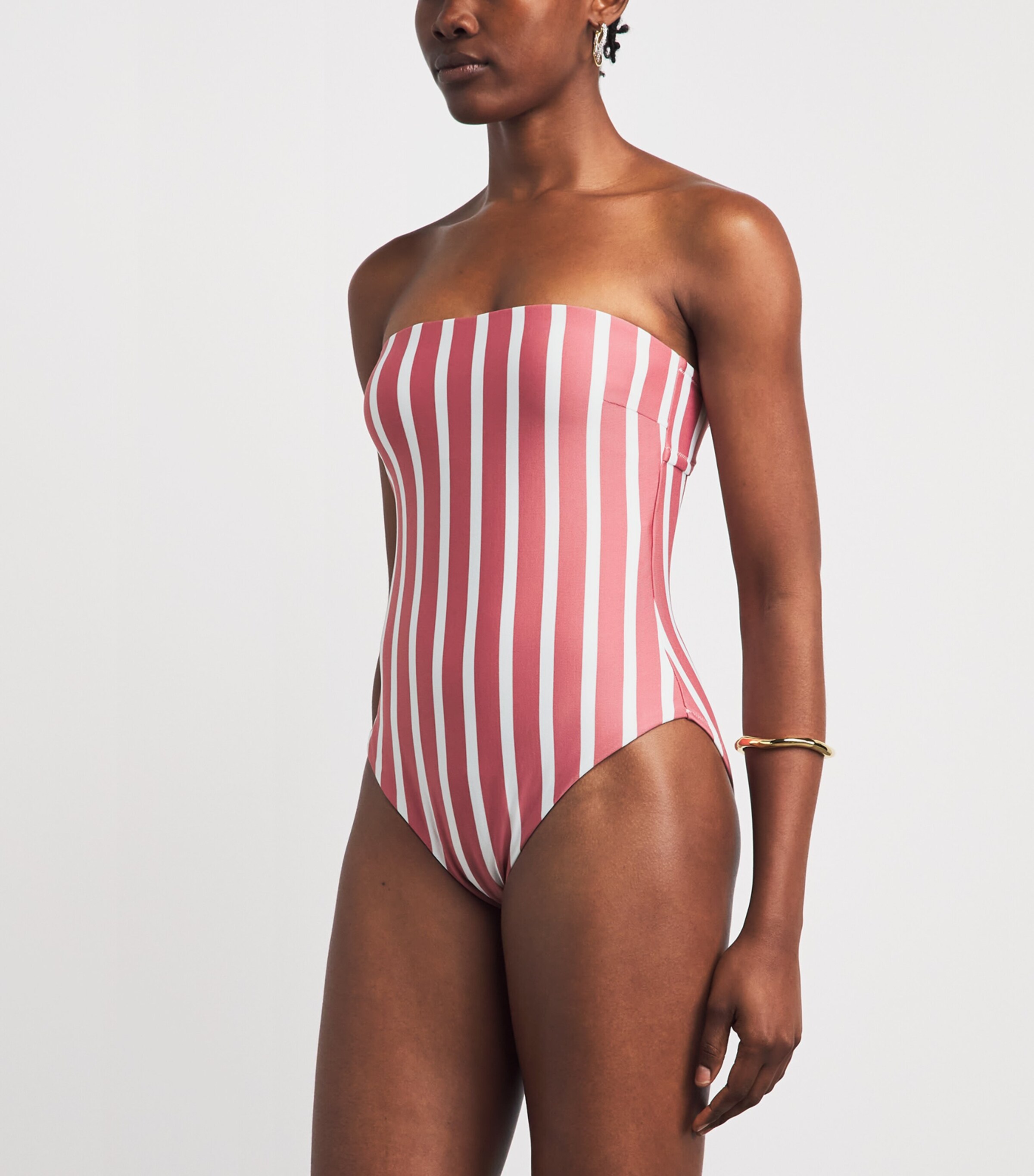 Heidi Klein Womens Striped Tramonti Swimsuit Stp Stp Image 3