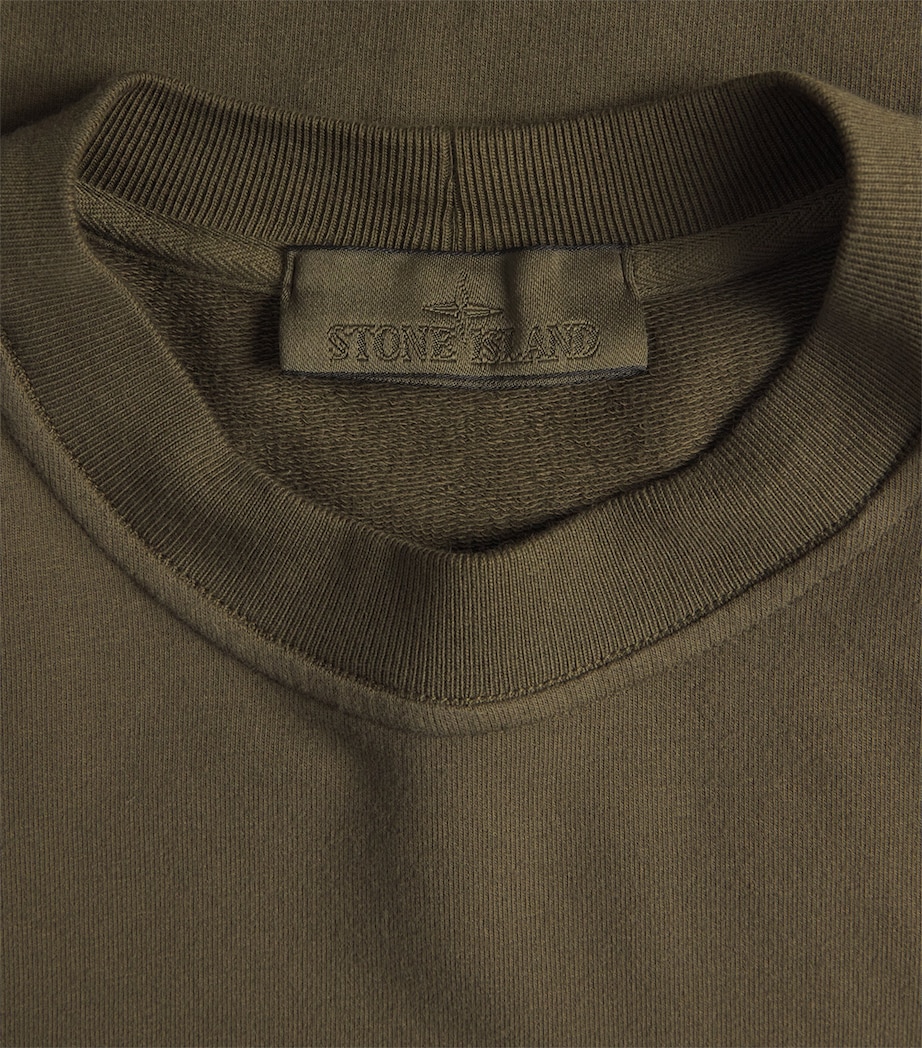 Stone Island Mens Cotton-Blend Ghost Sweatshirt Image 6