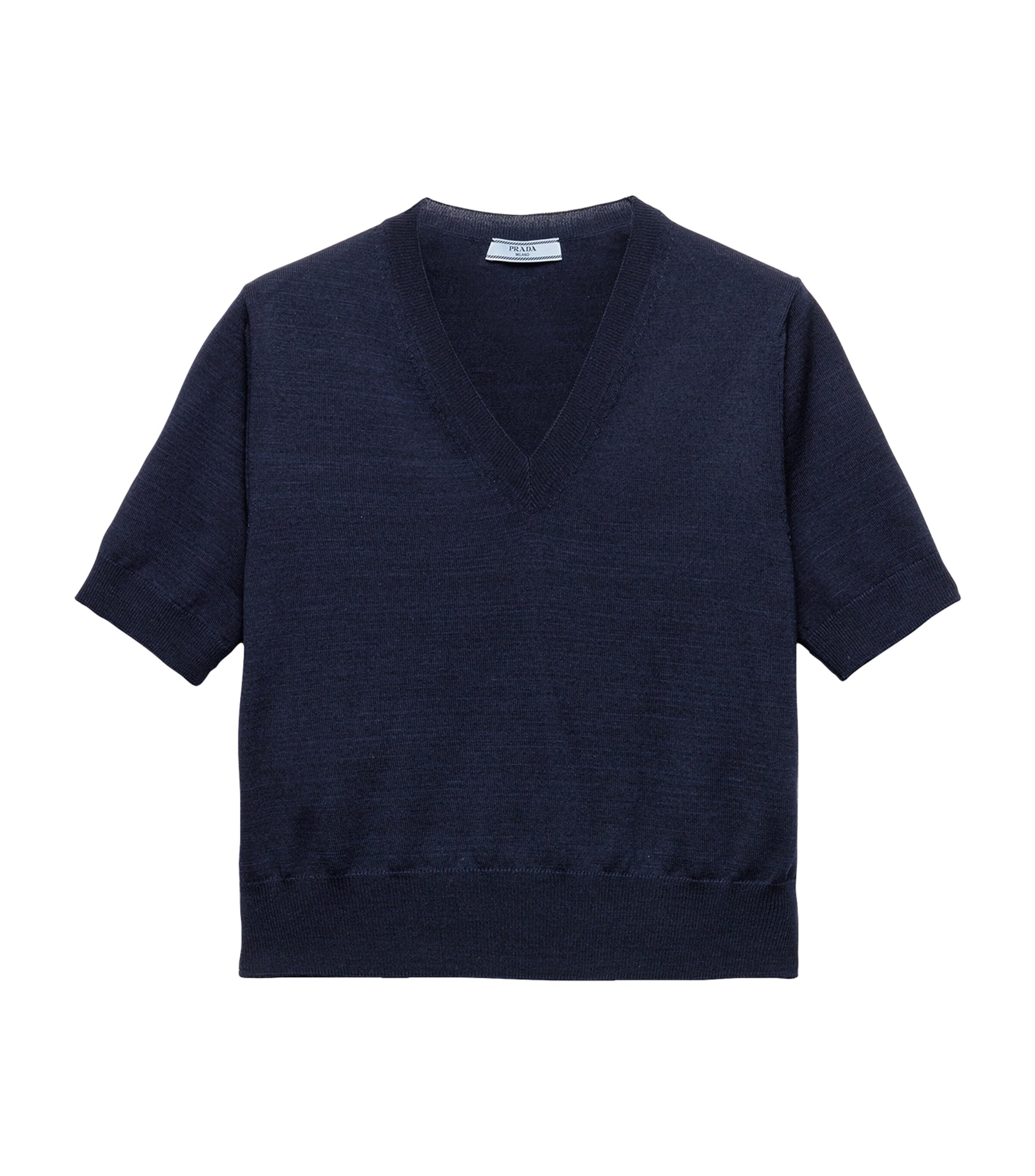 Wool V-Neck Sweater F0008 Image 1