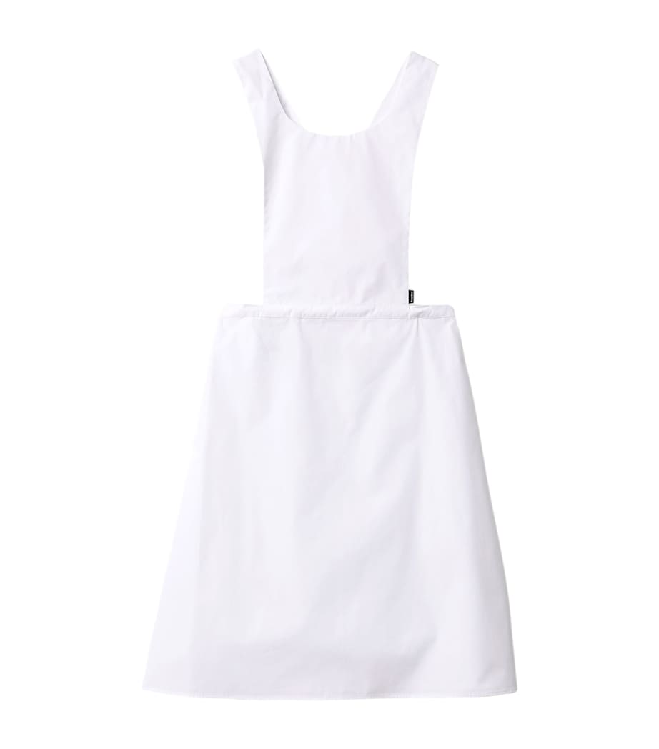 Miu Miu Womens Cotton Poplin Apron Mini Dress Image 1