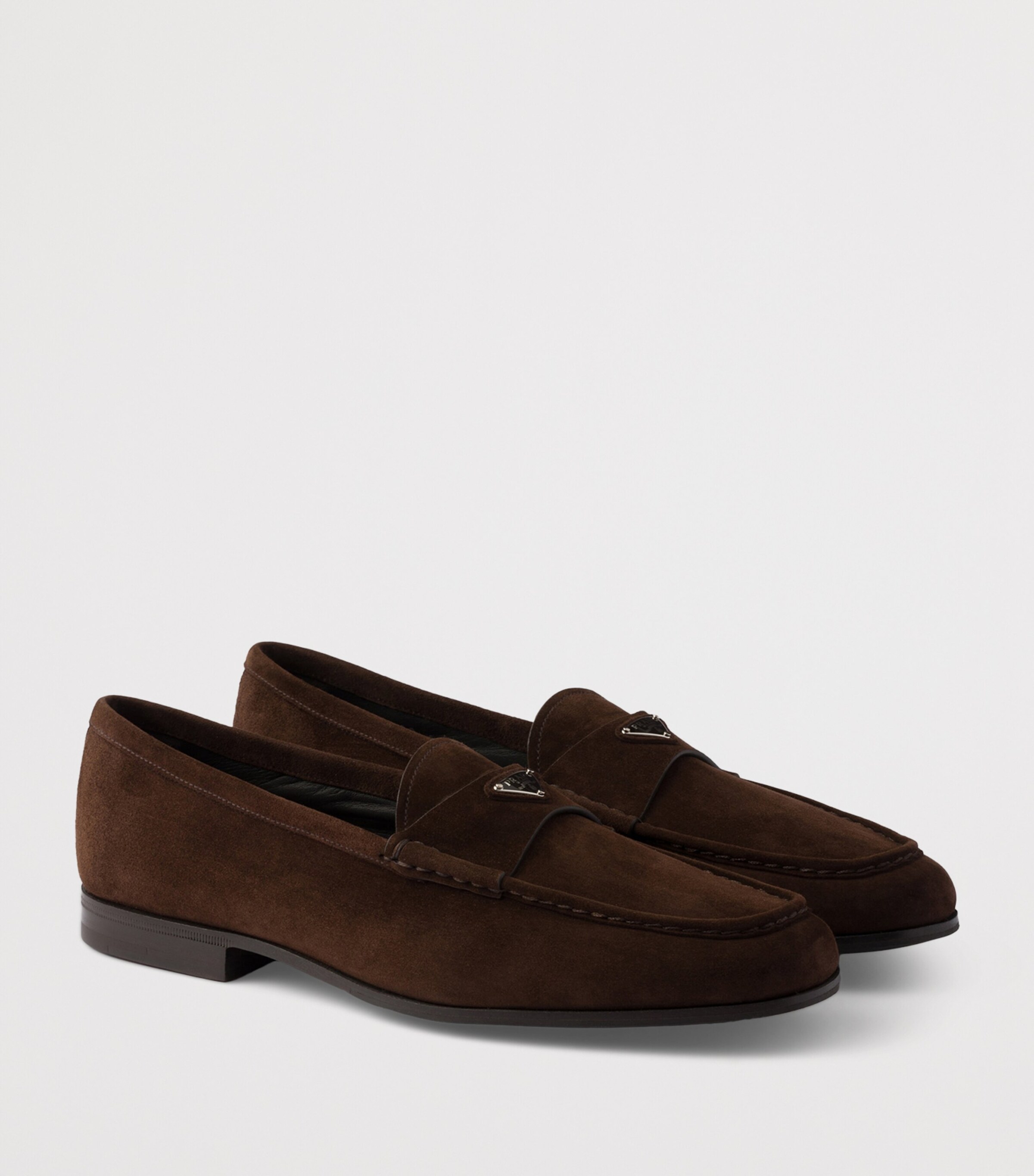 Suede Triangle Loafers F0003 Image 2