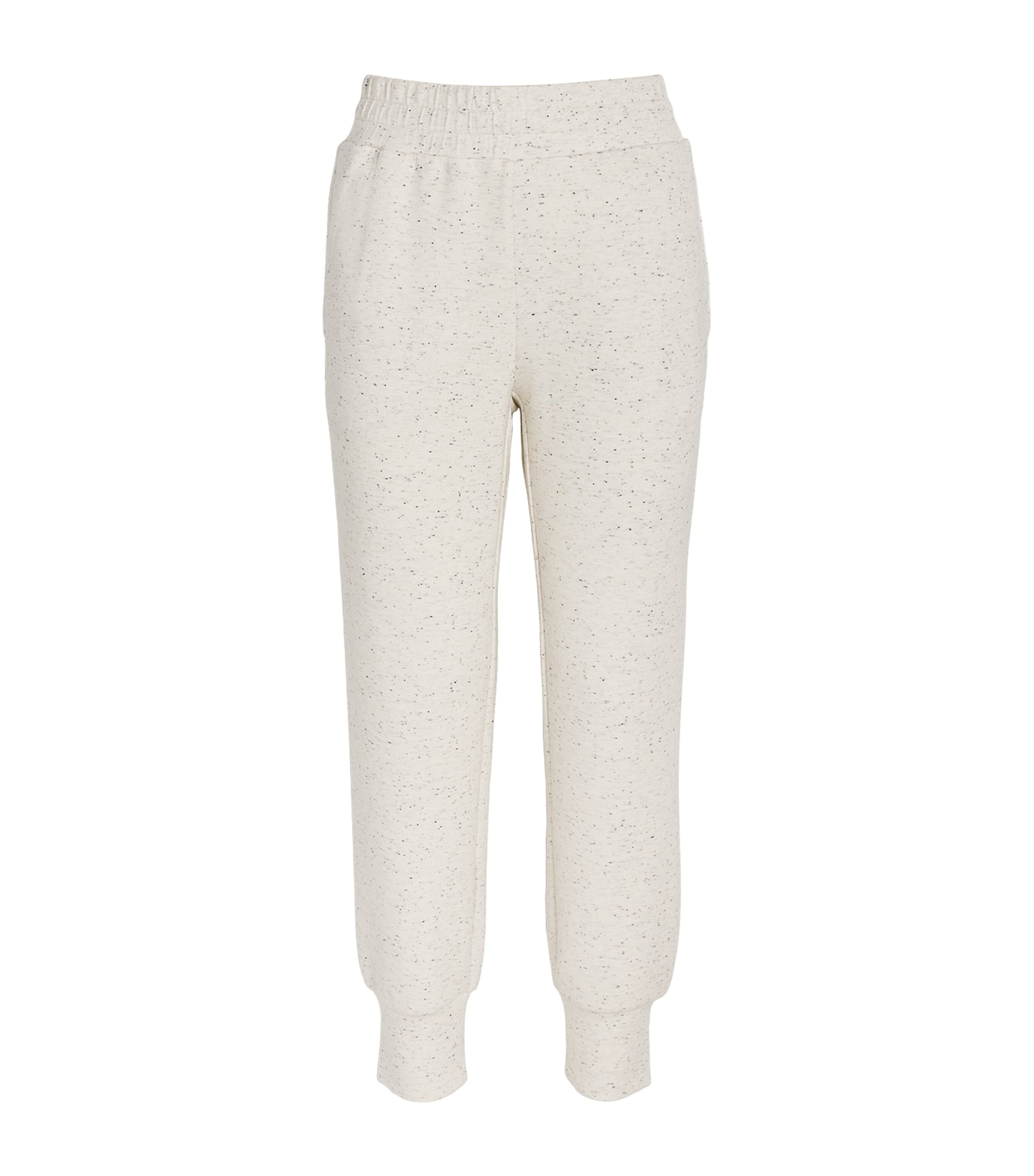 Varley The Slim Cuff Stretch-jersey Sweatpants In Ivory