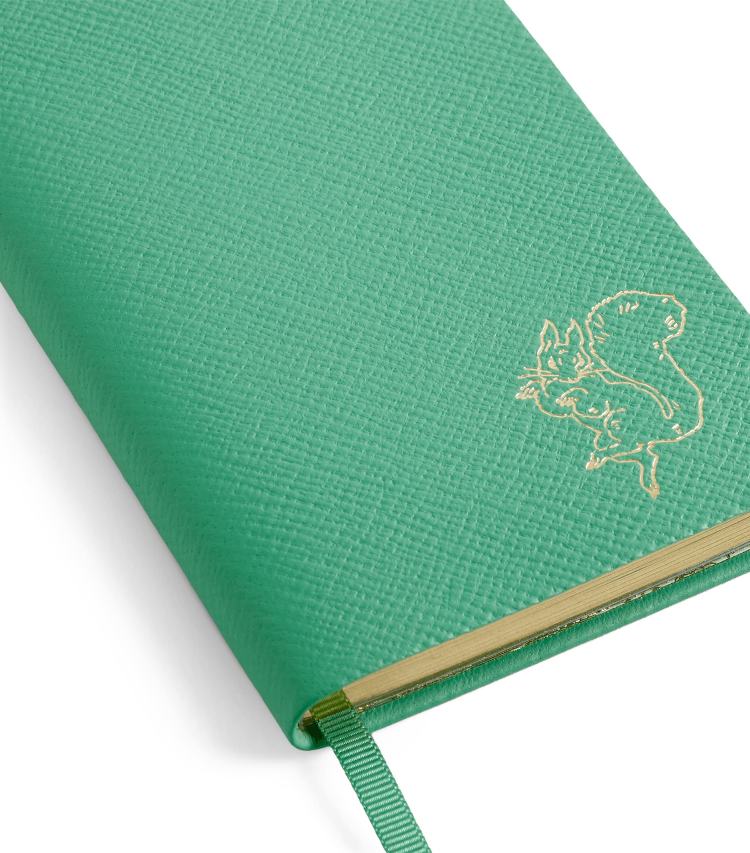 Smythson x Peter Rabbit Panama Leather Notebook Sherbet Image 4