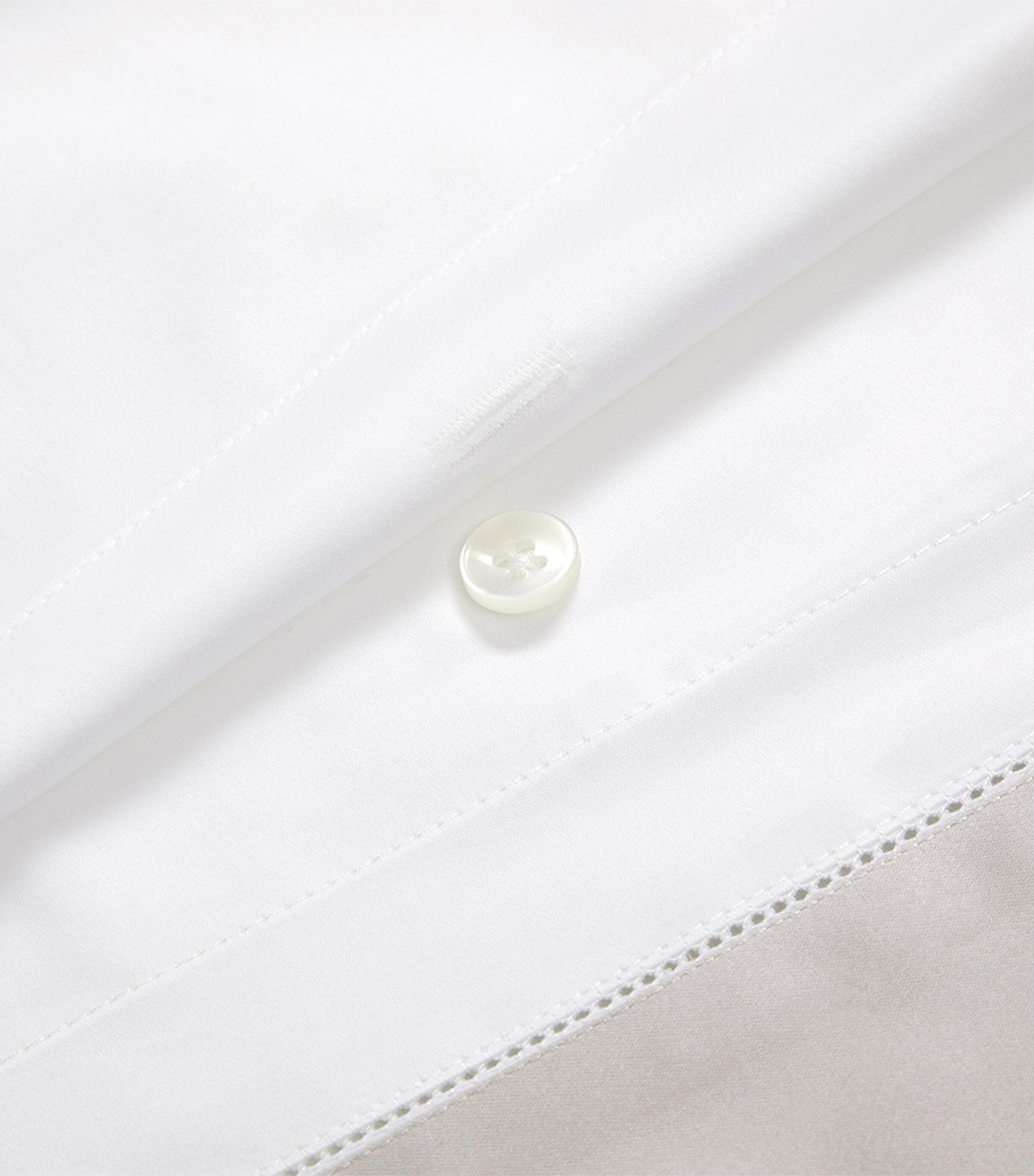 Ralph Lauren Home Cotton Langdon Super King Duvet Cover (260cm x 220cm) Silver Image 4