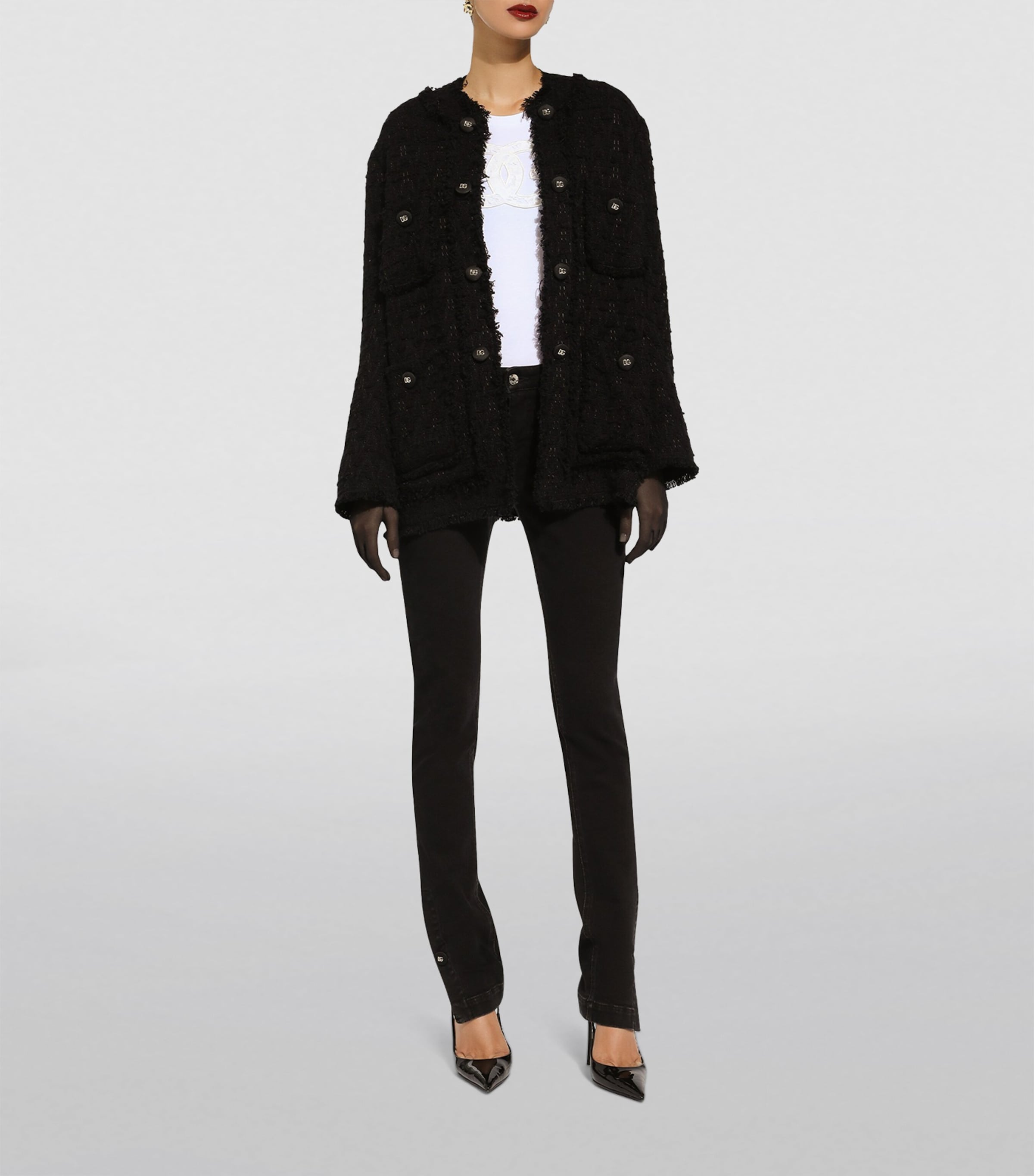 Jersey Logo-Patch T-Shirt W0800-OPTICAL WHITE Image 2