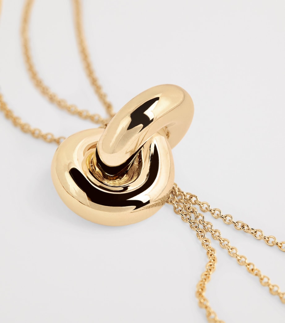 Yellow Gold Legacy Knot Necklace YELLOW GOLD Image 4