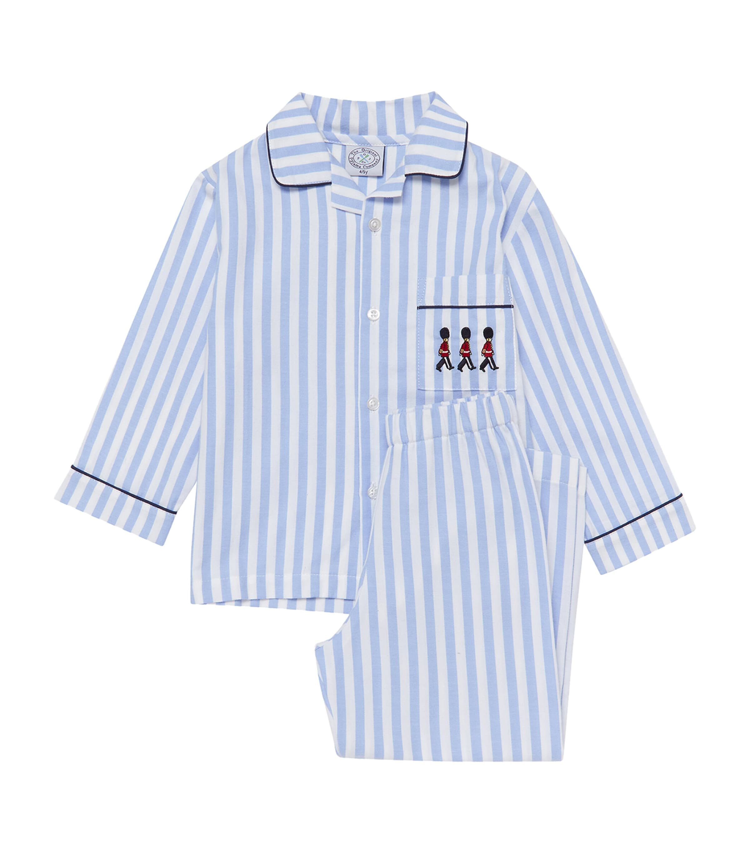 Trotters Kids' Cotton Felix Pyjama Set In Blue