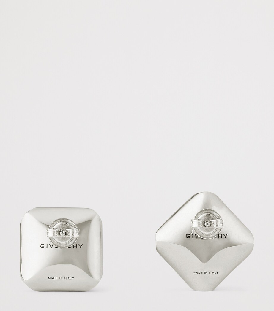 Givenchy Deconstructed Stud Earrings Antic Silvery Image 4