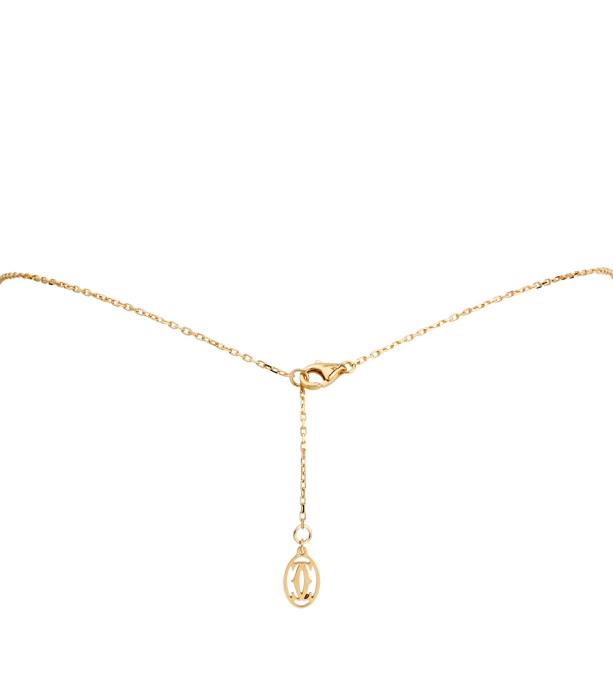 Cartier Yellow Gold and Diamond Cartier d'Amour Necklace Yellow Gold Image 5