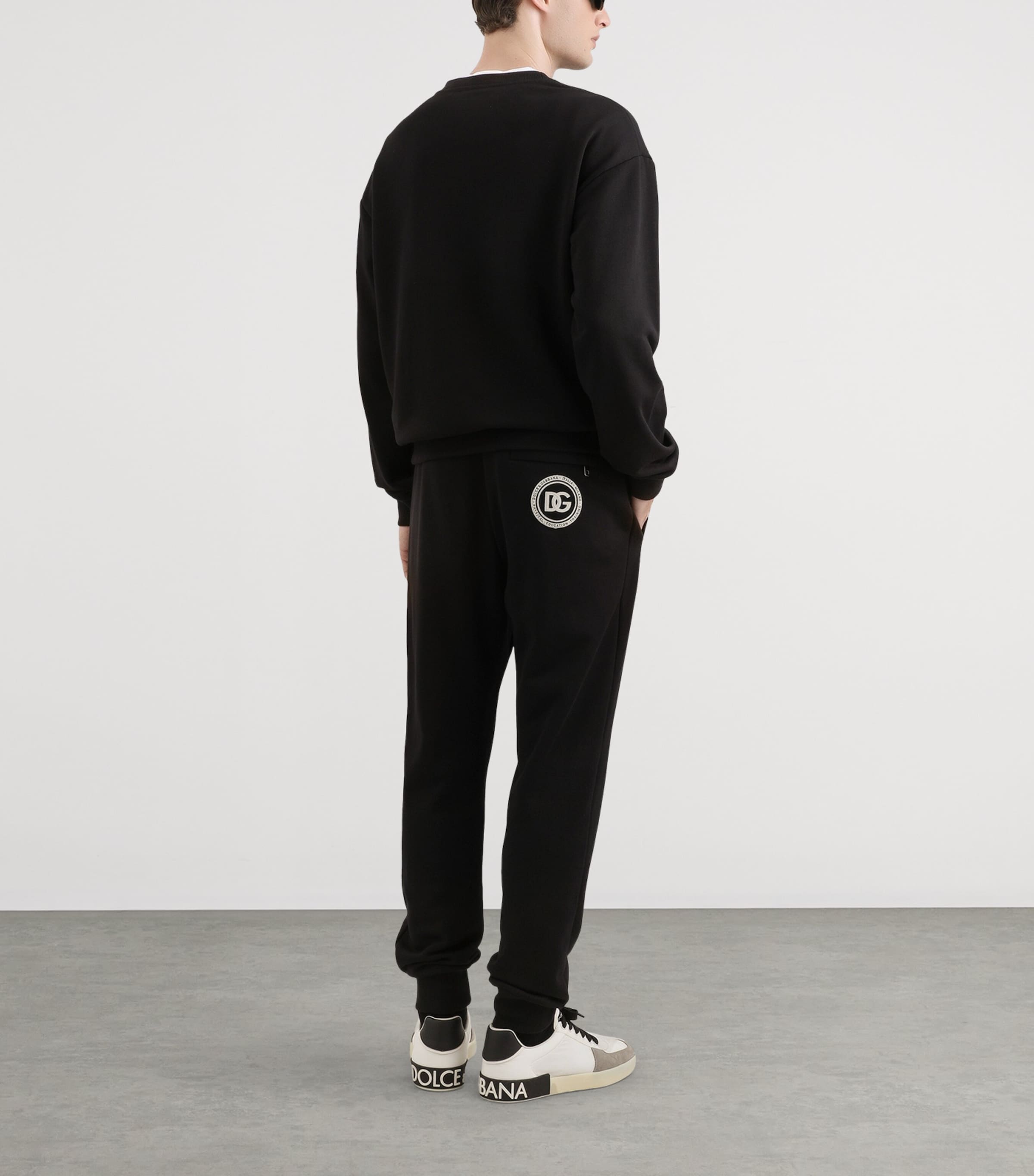 Cotton Logo Sweatpants N0000-BLACK Image 3