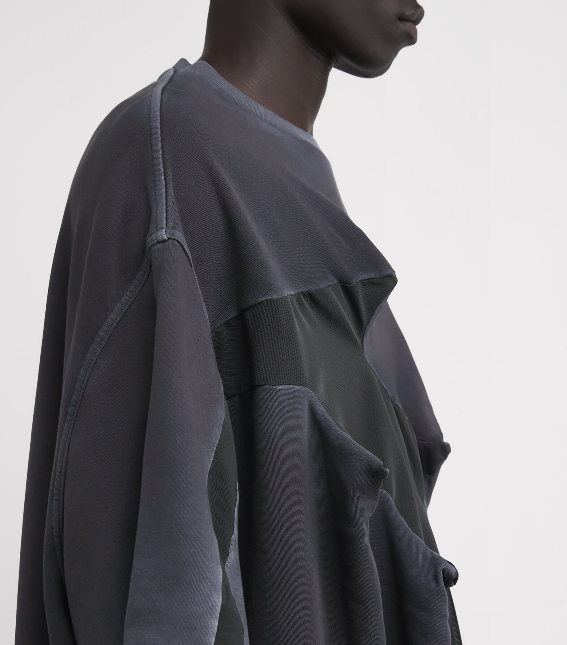 Oversized Strauss T-Shirt N403-GREY OVERDYE Image 6