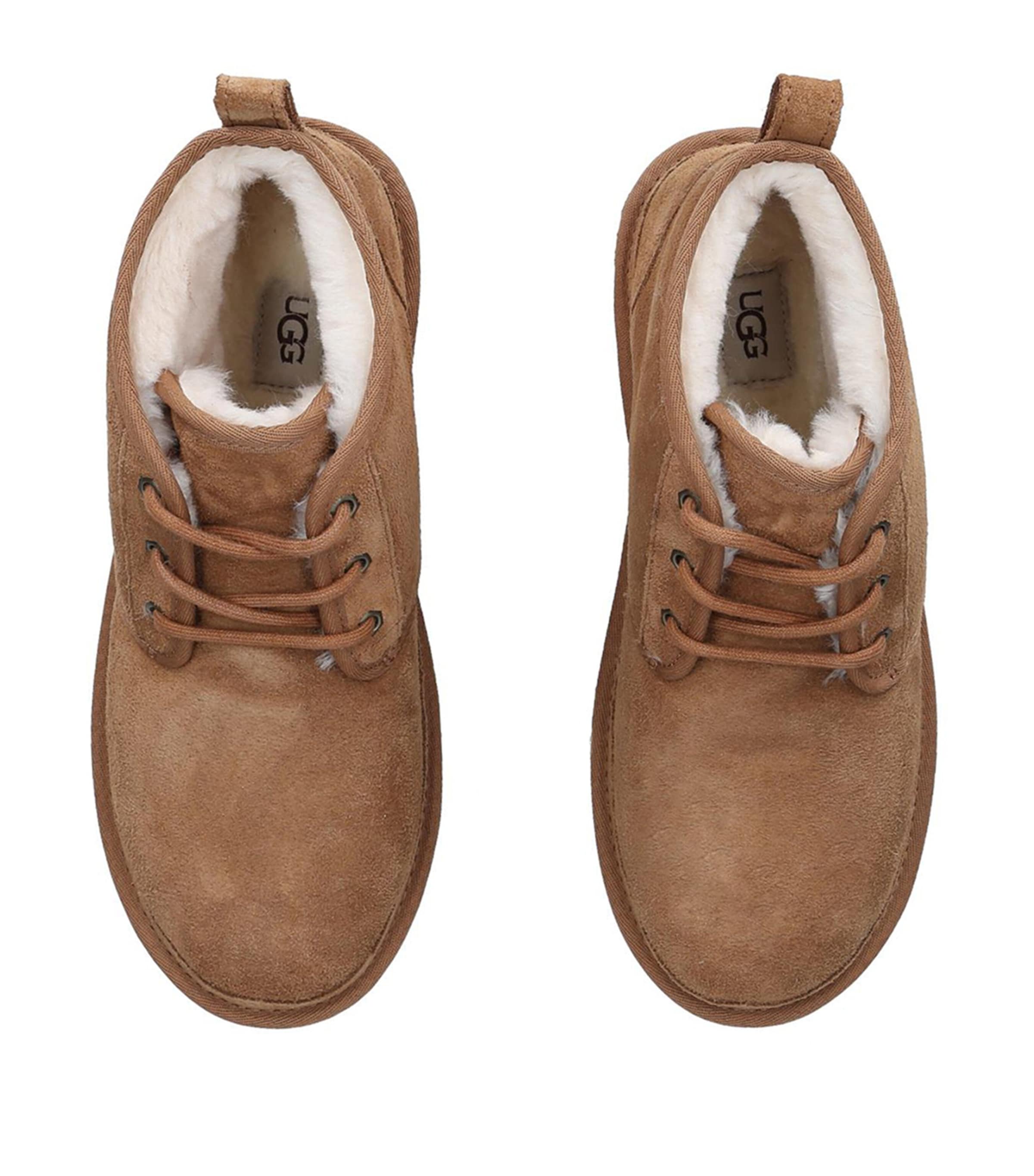 Suede Neumel Lace-Up Boots TAN Image 4