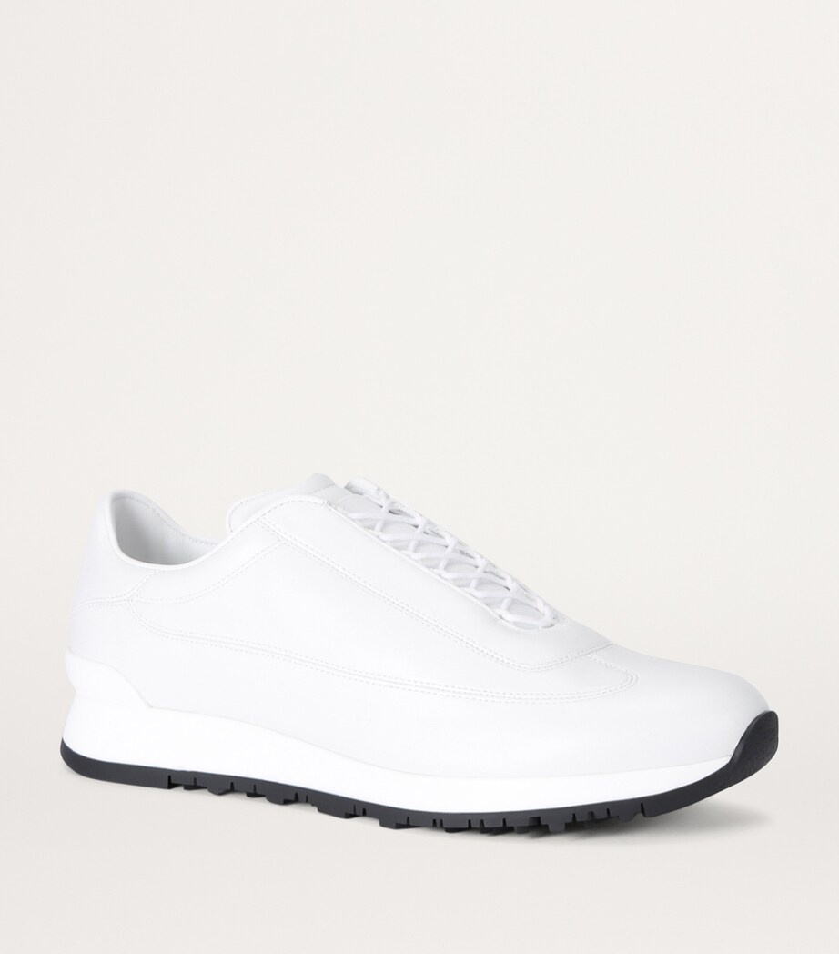 John Lobb Leather River Sneakers White Image 3