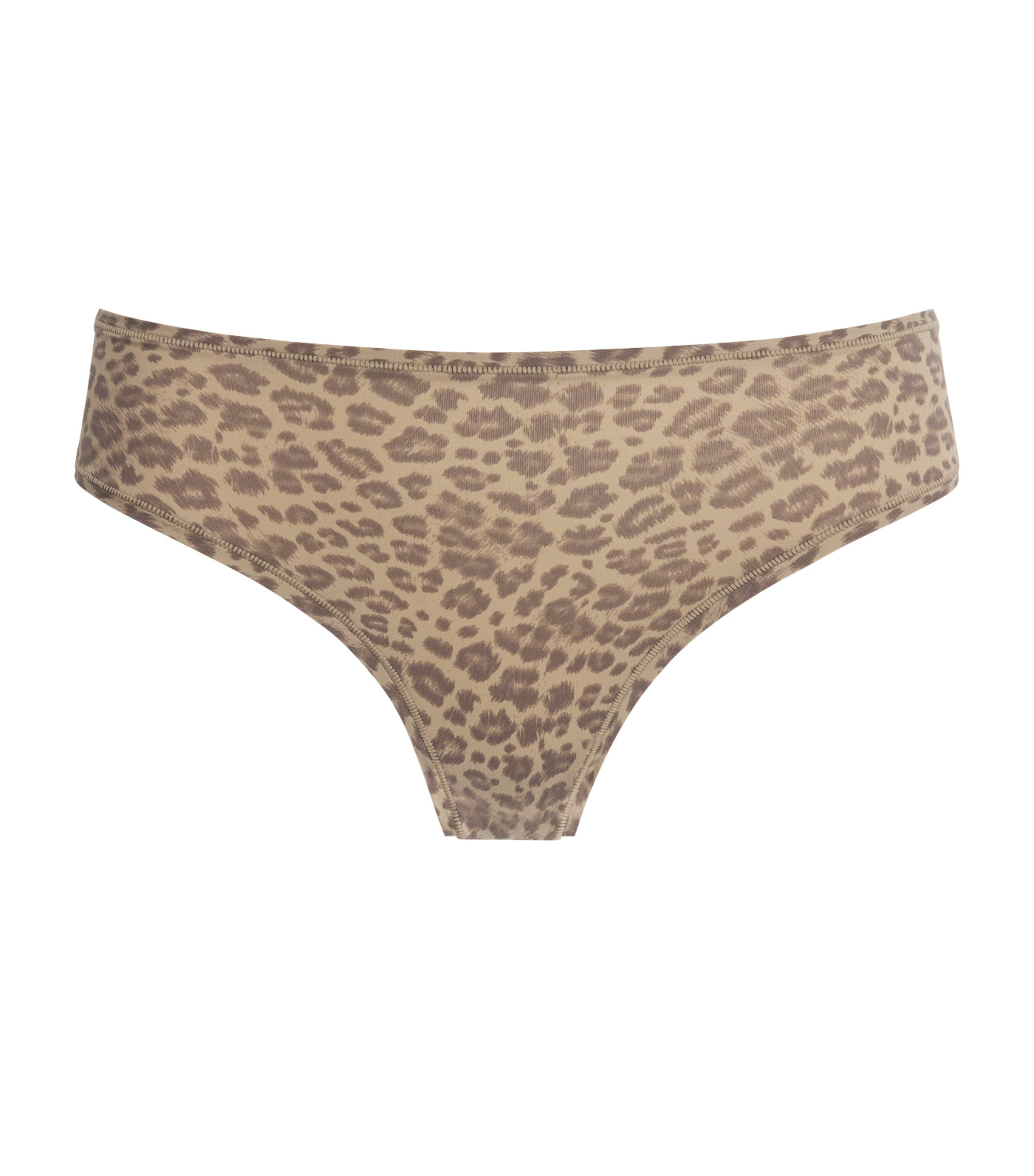 Skims Womens Fits Everybody Thong Desert Lprd Ink Prnt Image 1