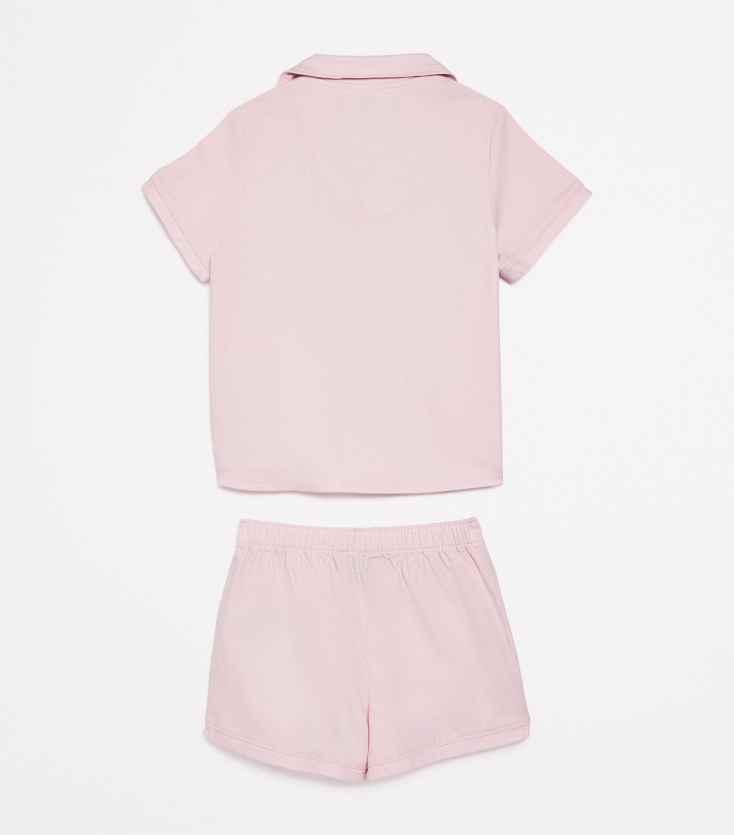 Cotton Pyjama Set (8-14 Years) DECO PINK OXFORD Image 2
