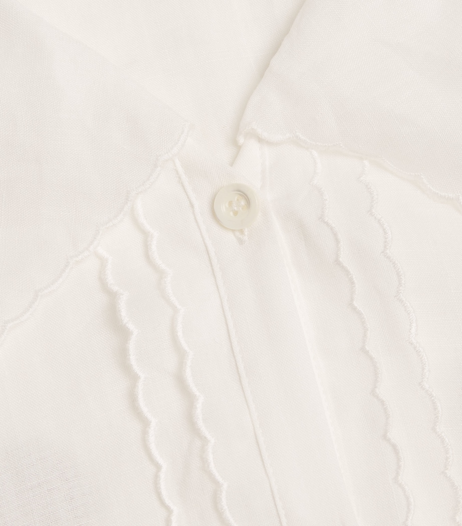 The Scallop Sailor Blouse WHITE Image 5