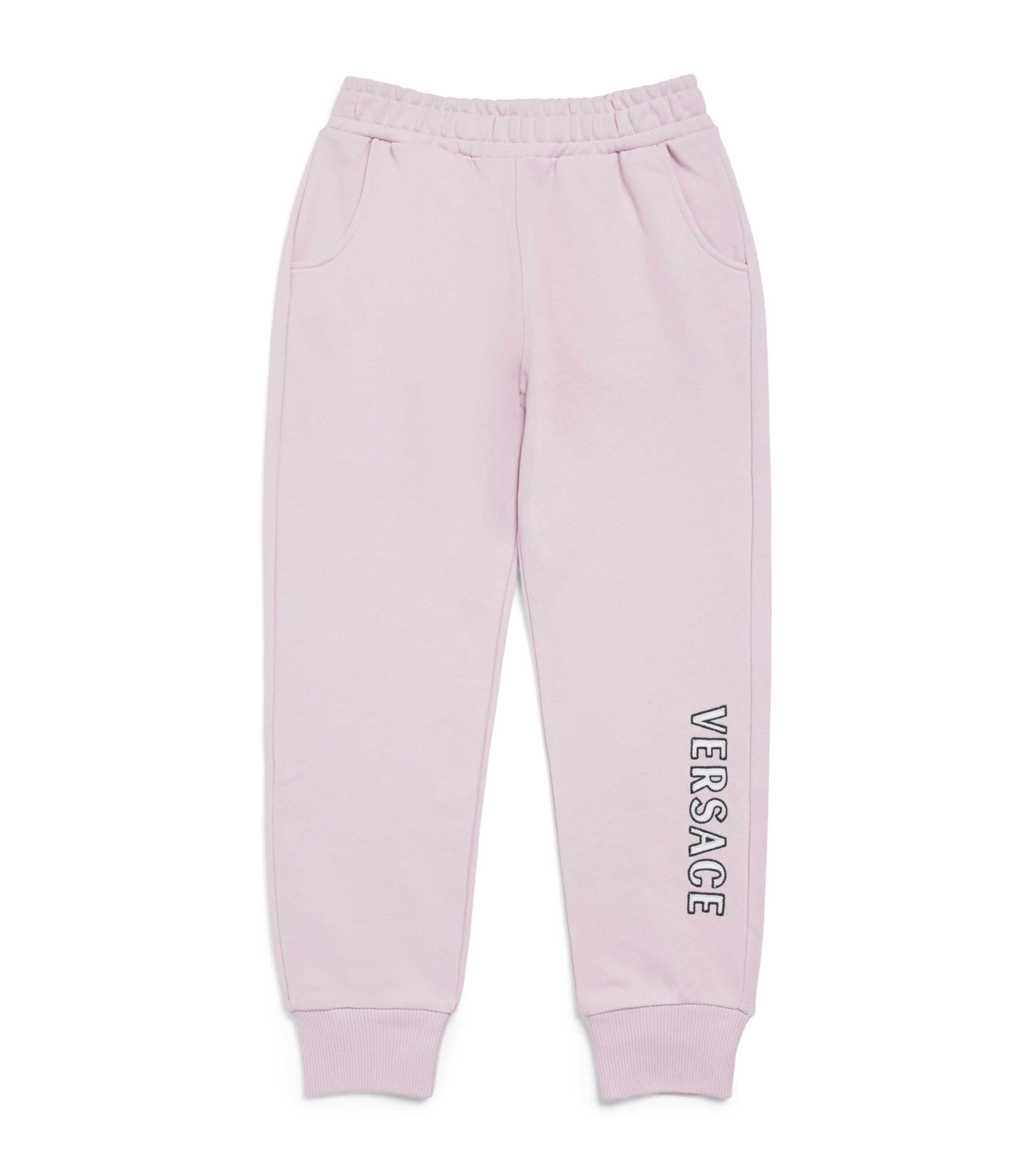 Versace Kids Cotton Logo Sweatpants (4-14 Years) Image 1