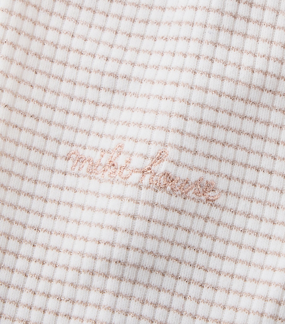 Miki House Ribbed High-Neck T-Shirt (12 Months-9 Years) Image 3