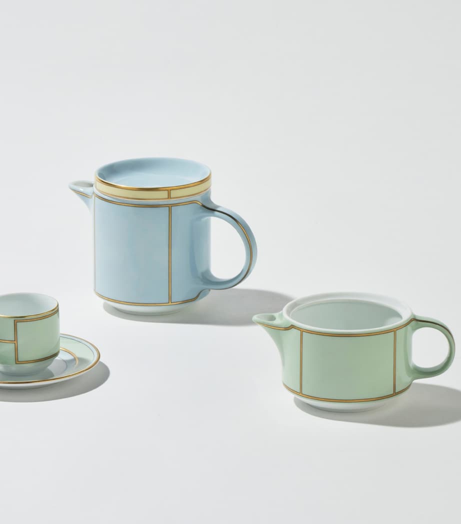 Porcelain Colonna Diva Verde Milk Jug (300ml) G00134900 Image 4