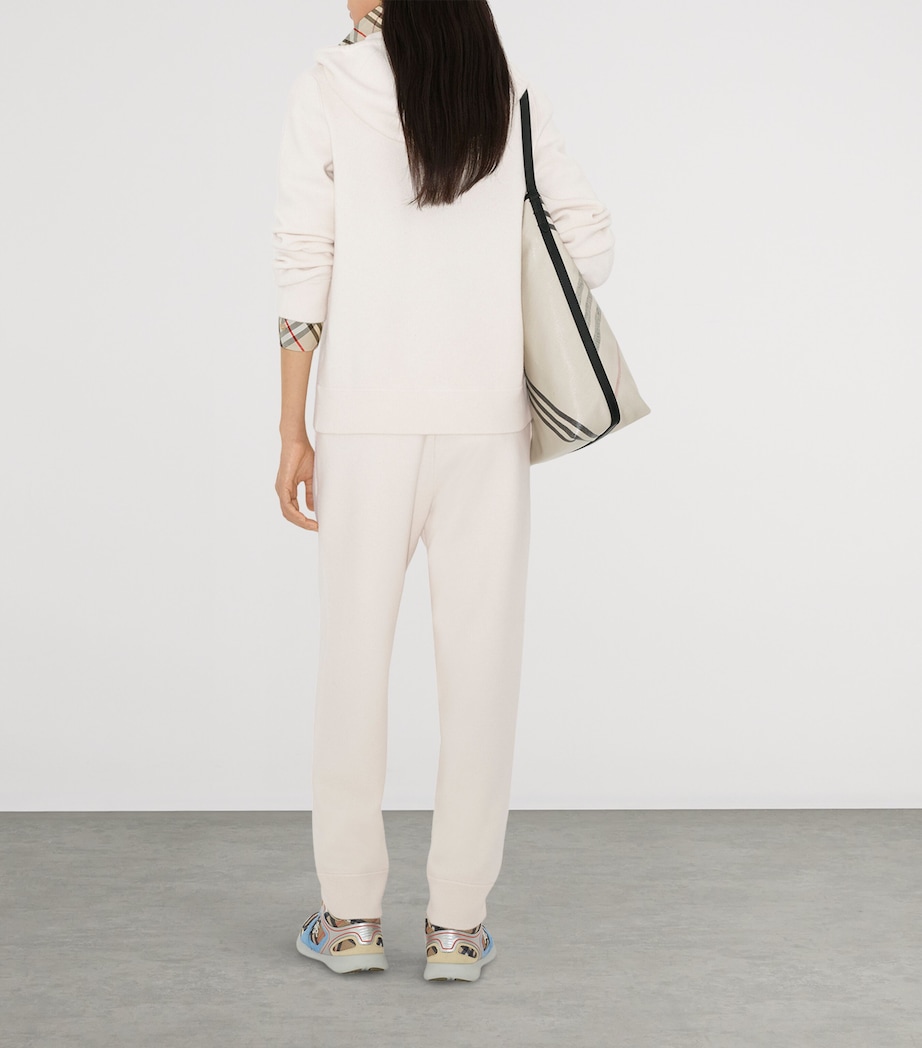 Cashmere-Blend Zip-Up Hoodie CHALK Image 4