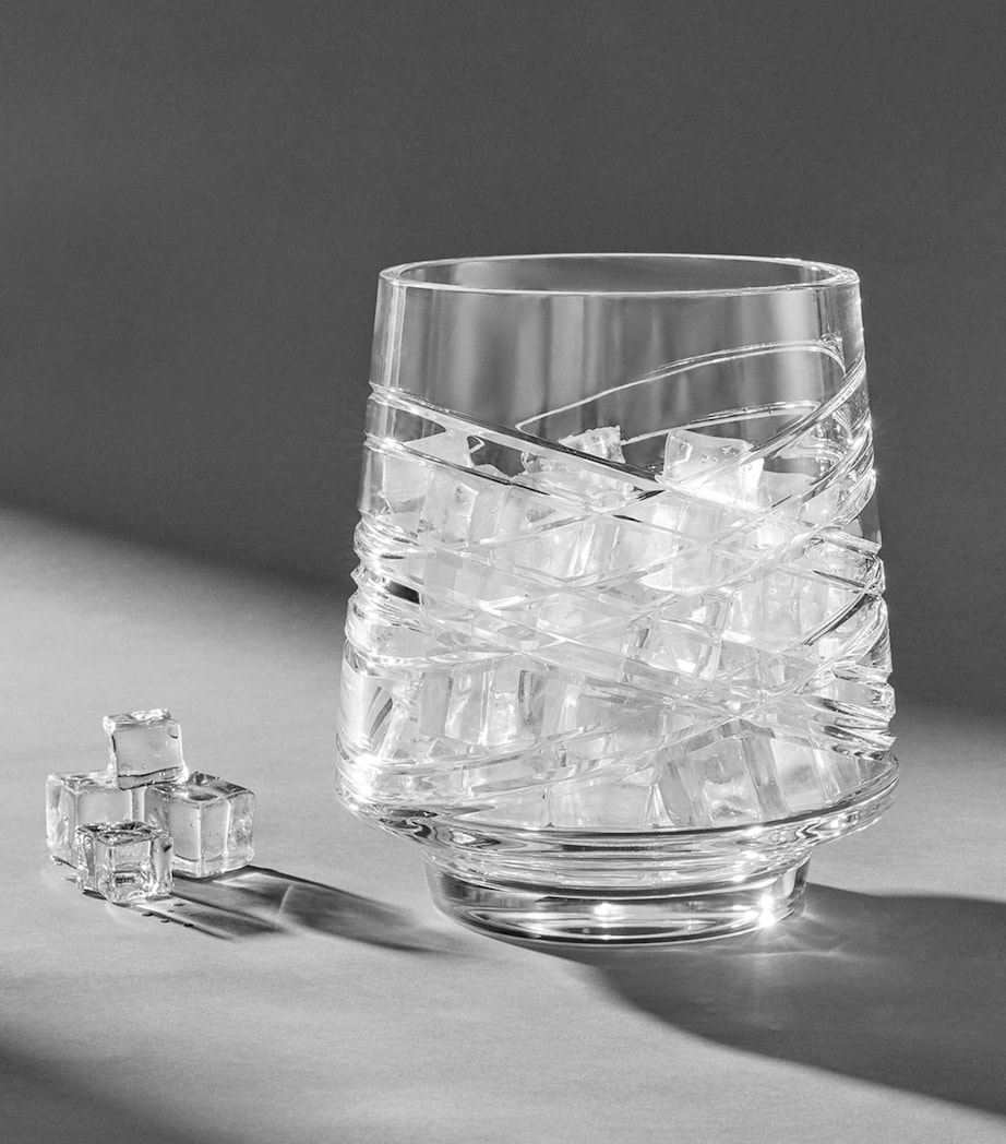 Crystal Aran Ice Bucket CLEAR Image 2