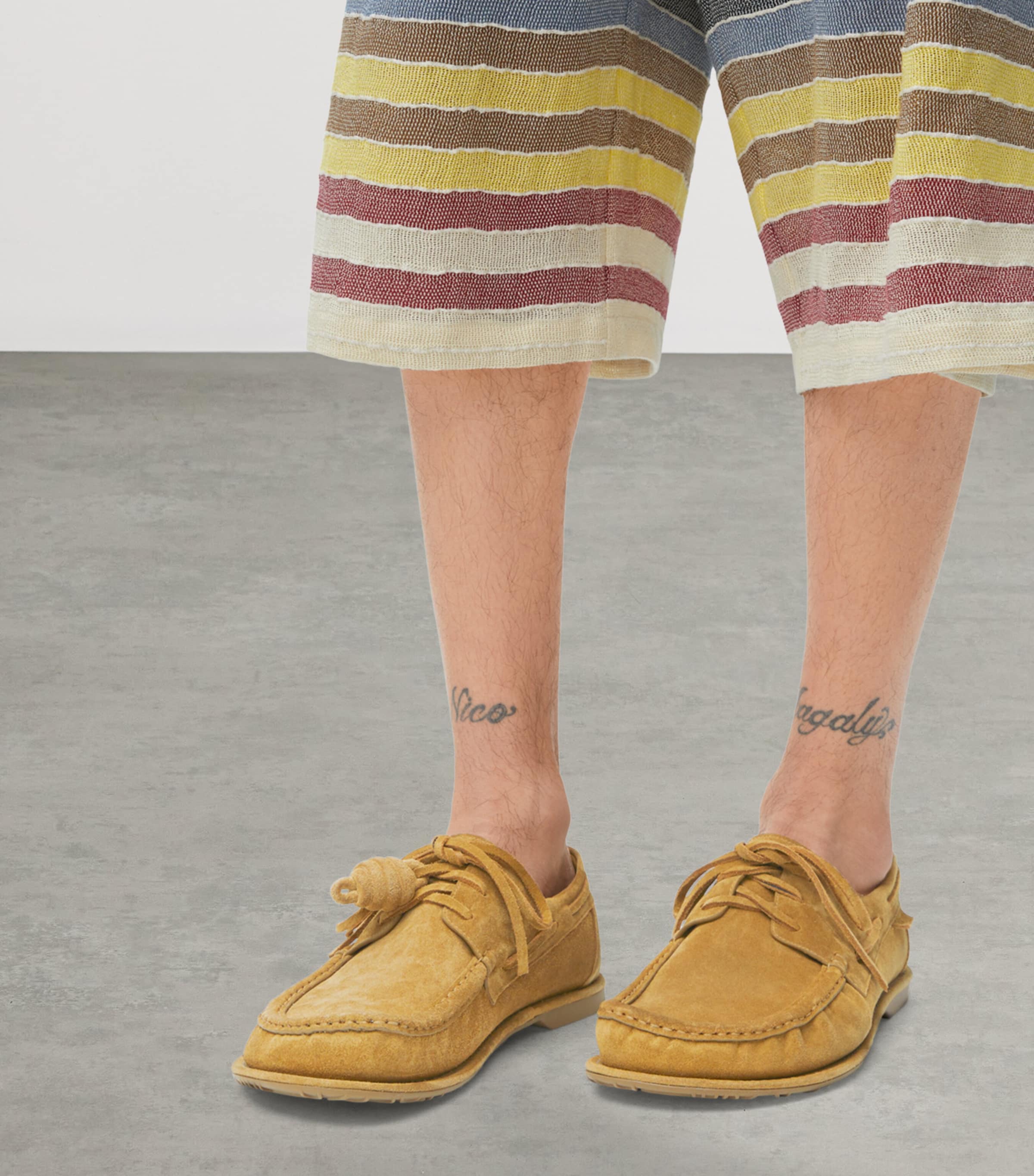 LOEWE x Paula's Ibiza Suede Campo Boat Shoes | Harrods US