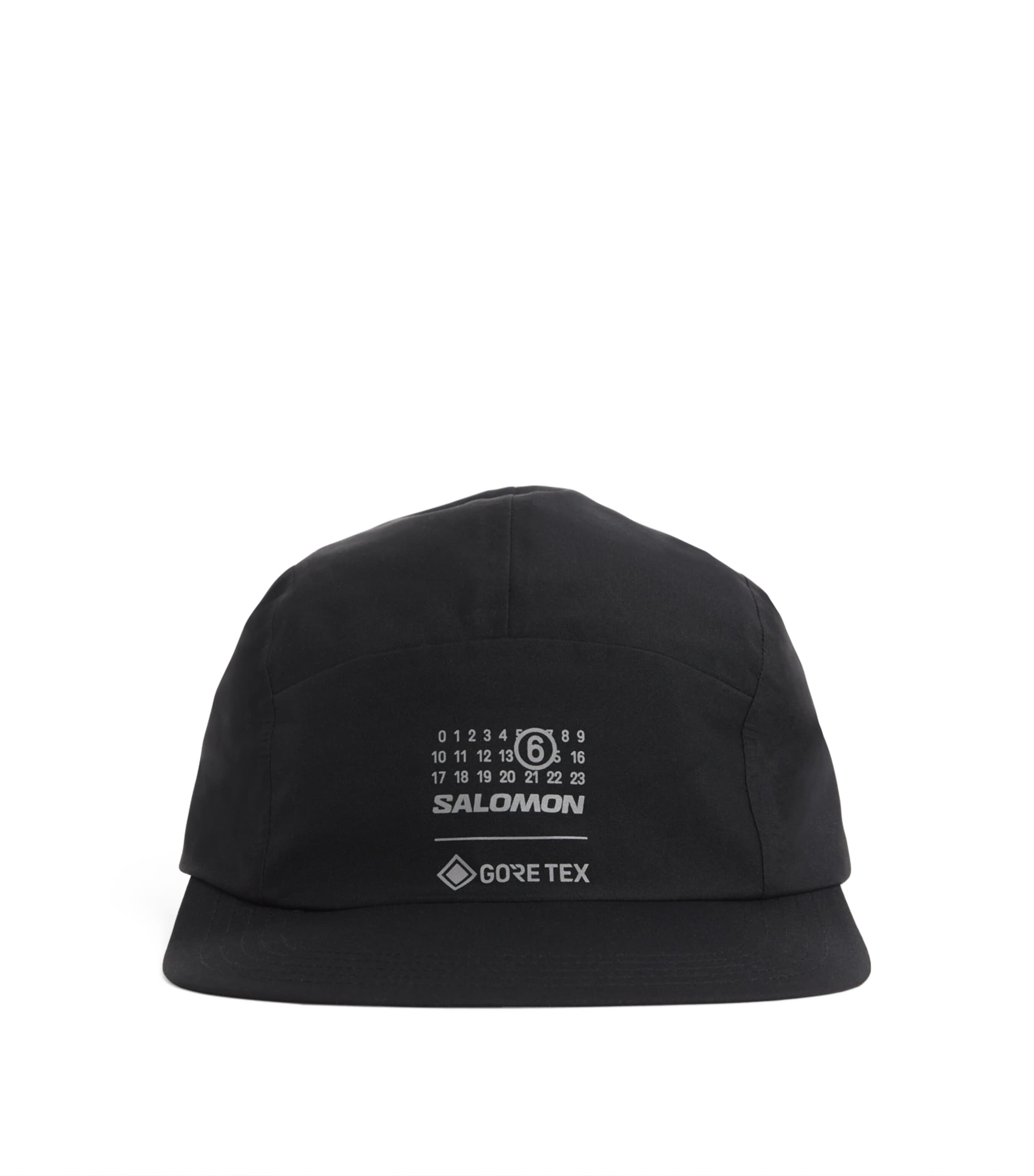 Mm6 Maison Margiela X Salomon Graphic Baseball Cap In Black