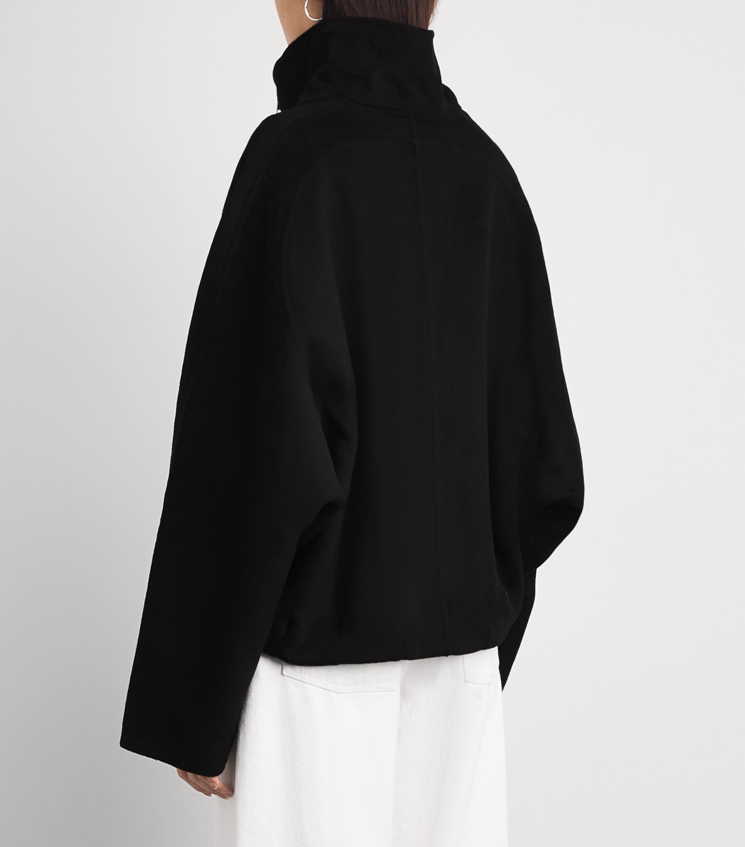 Herskind Womens Wool-Blend Branca Jacket Black Image 5