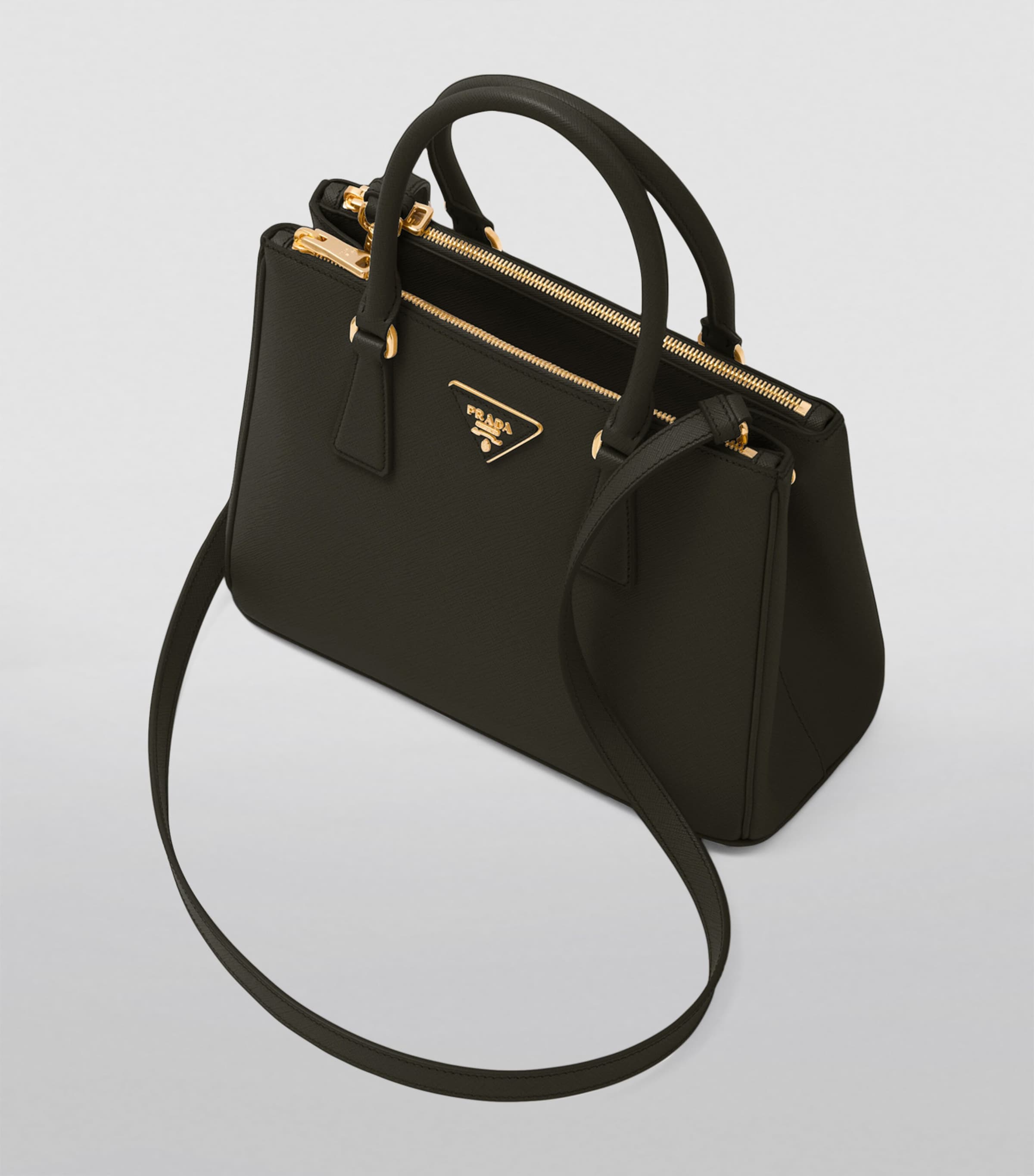 Medium Leather Galleria Top-Handle Bag F0002 Image 5