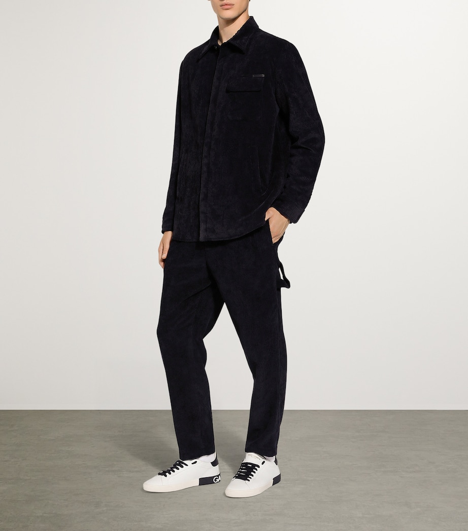 Corduroy Shirt N0000-BLACK Image 4