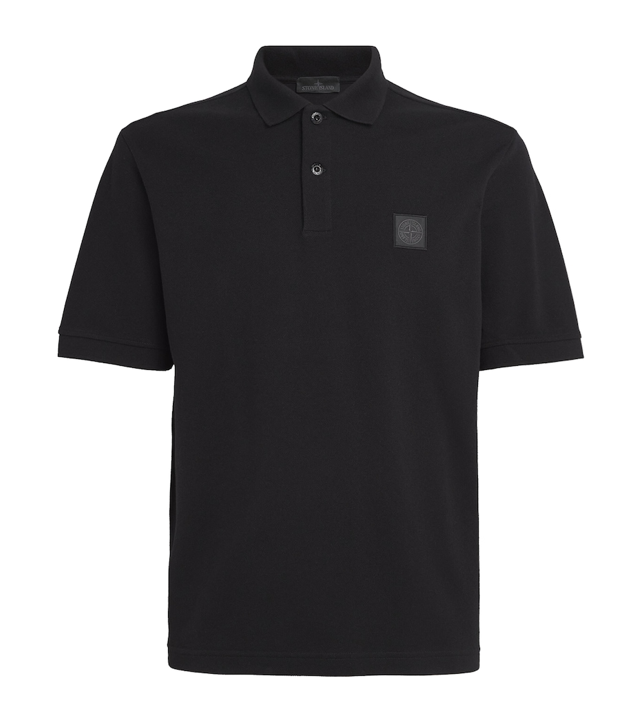 Stone Island Mens Organic Cotton Ghost Polo Shirt Image 1