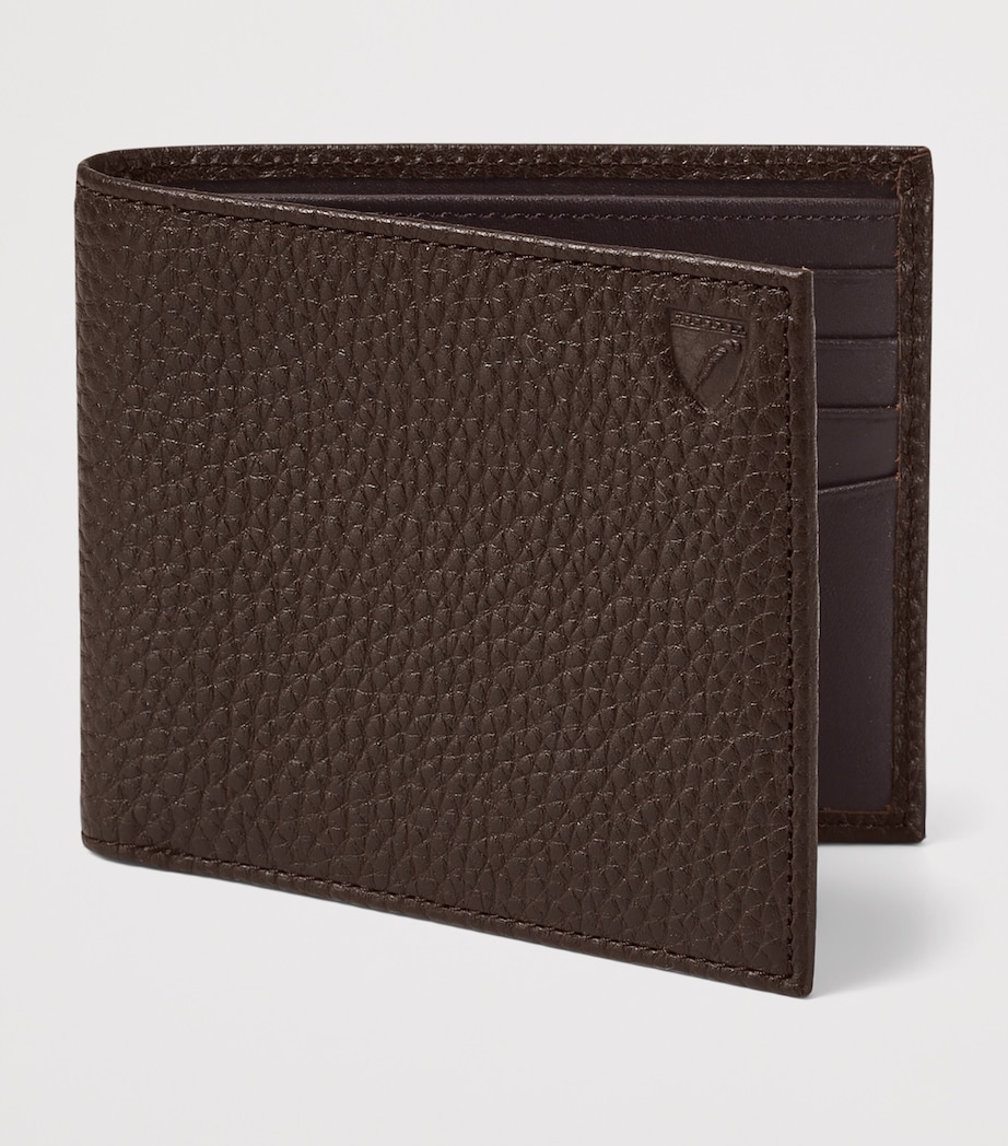 Aspinal Of London Leather Bifold Wallet Chocolate Image 2