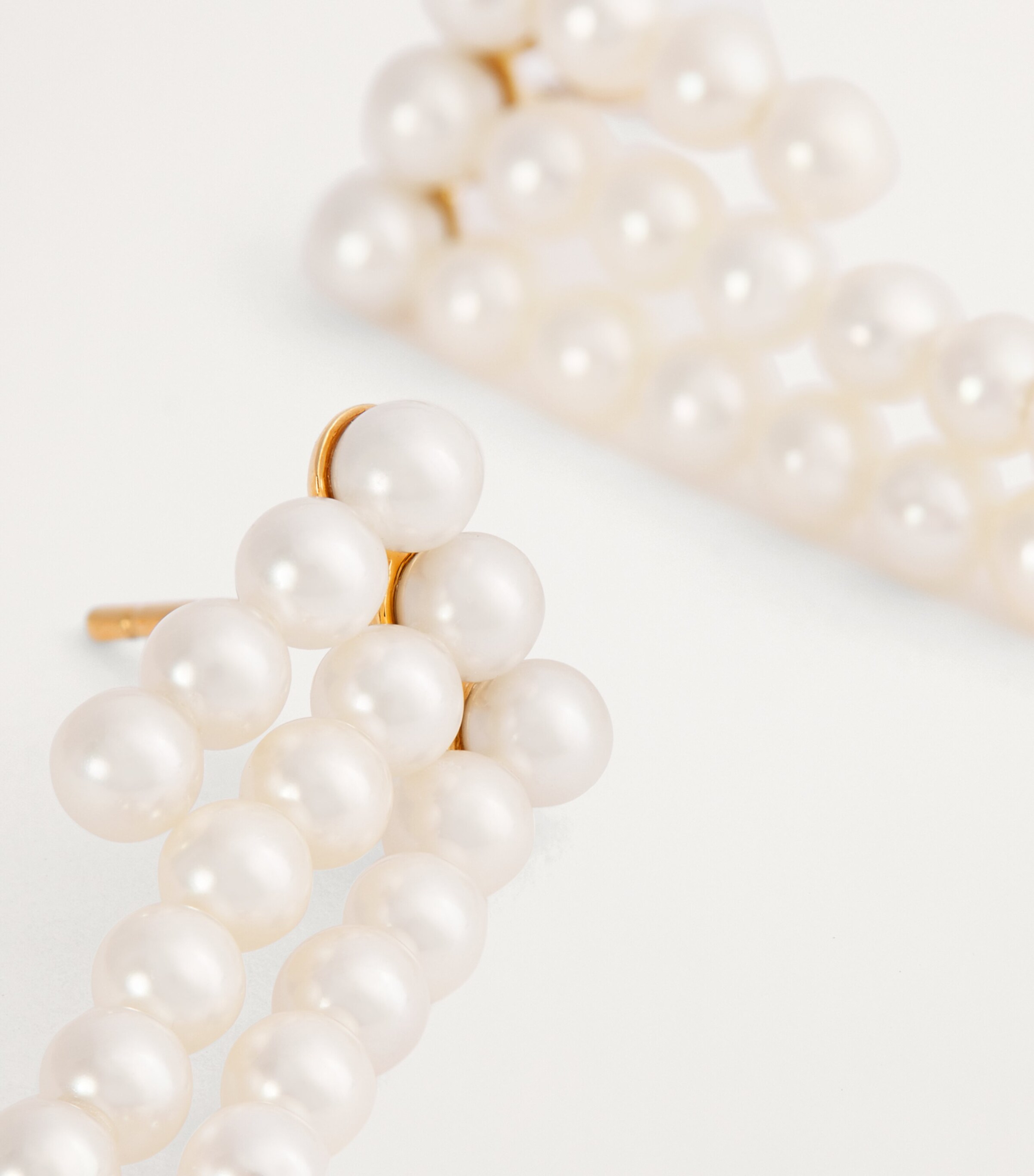 Yellow Gold and Pearl La Valse Trois Temps Drop Earrings YELLOW GOLD Image 6