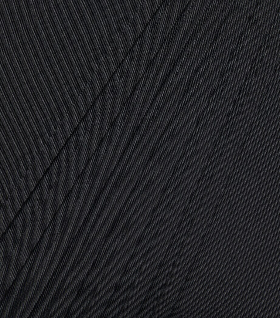 Air Pleats Tailored Trousers 15-BLACK Image 5