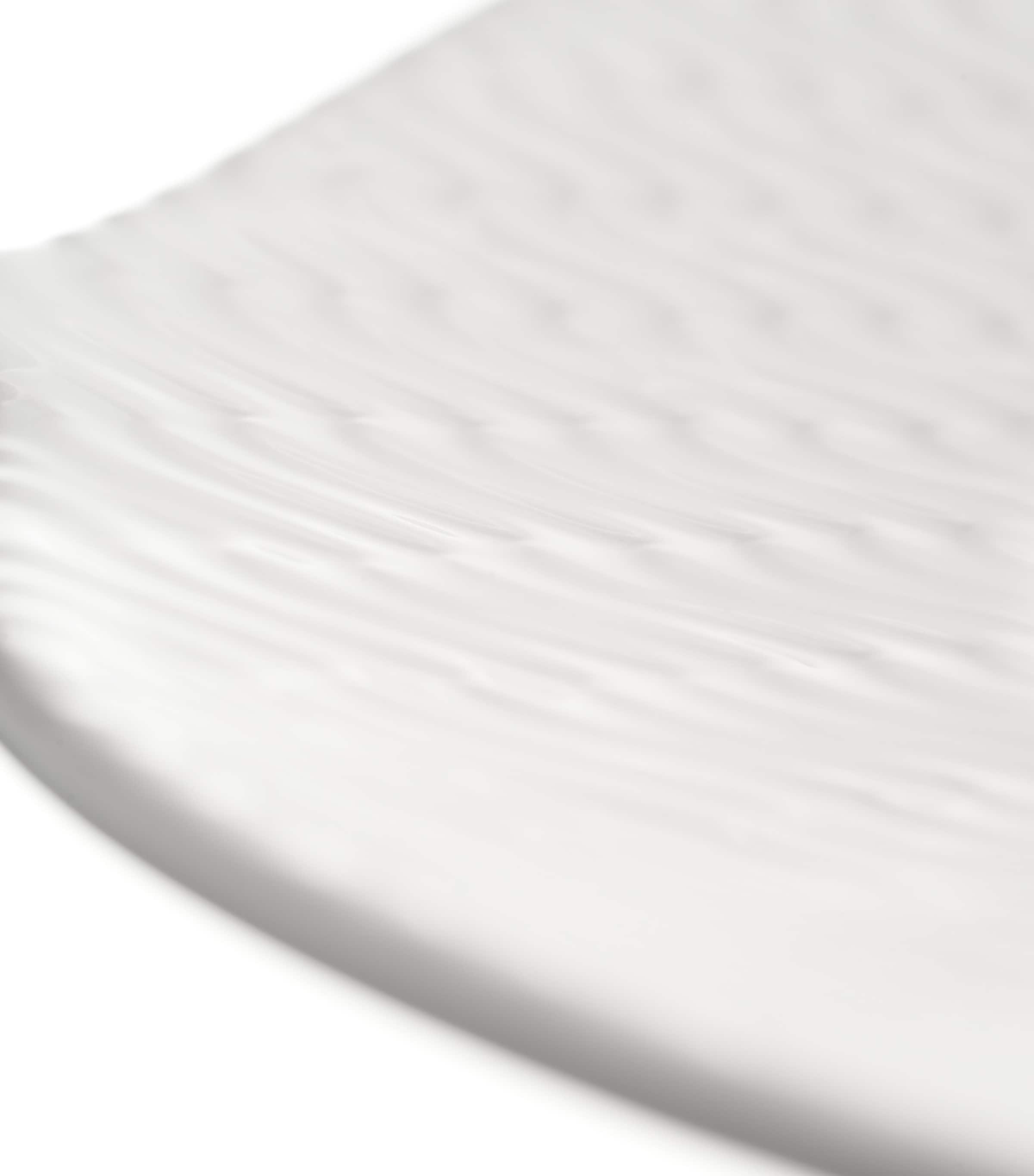 Meissen Porcelain Waves Relief Oval Serving Platter (39cm) White Image 5