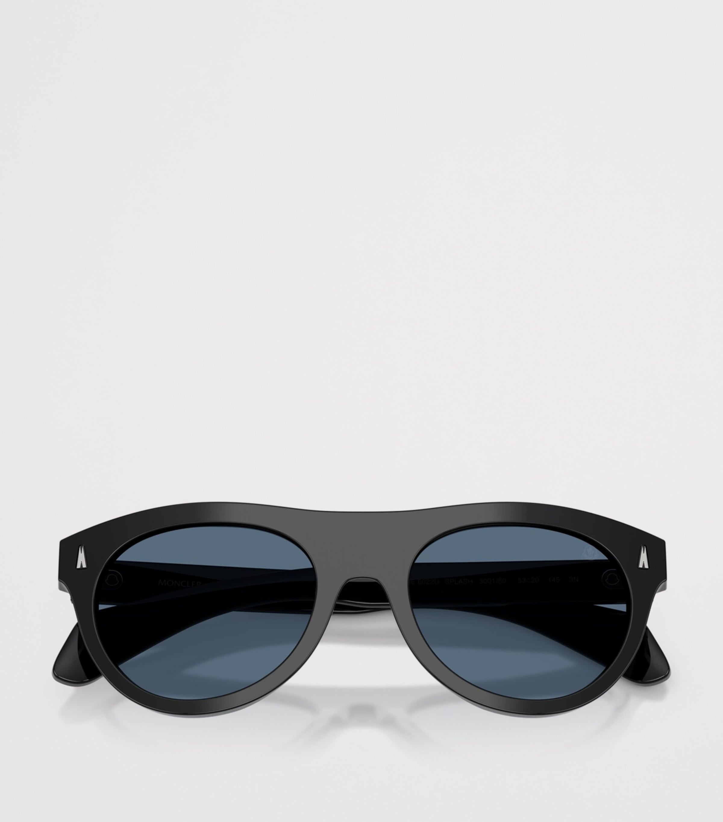 Moncler Splash Round Sunglasses Black Image 5