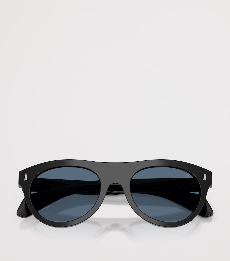 Moncler Splash Round Sunglasses Black Image 5