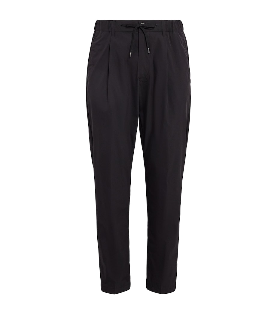 Herno Mens Technical Drawstring Trousers Black Image 1