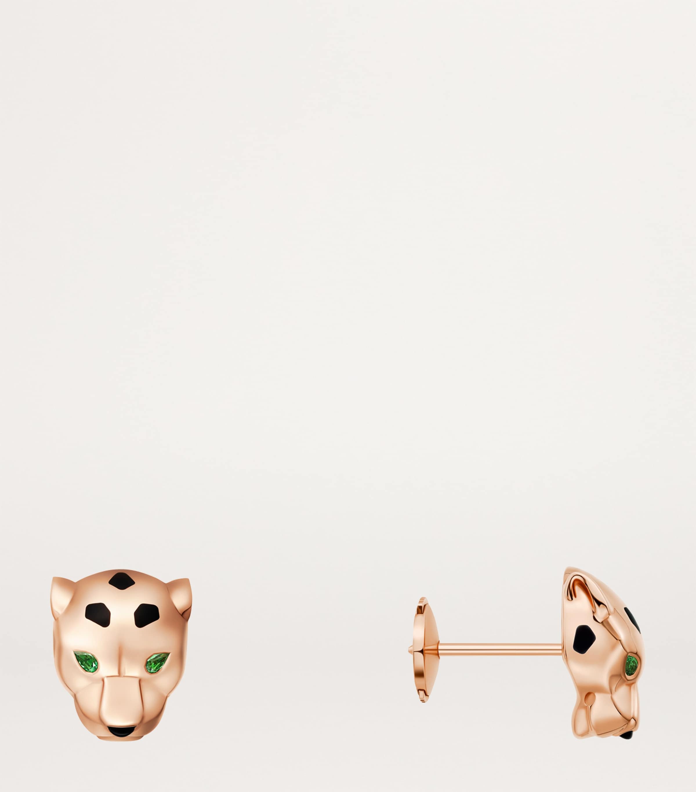 Rose Gold, Tsavorite and Onyx Panthère de Cartier Earrings ROSE GOLD Image 2