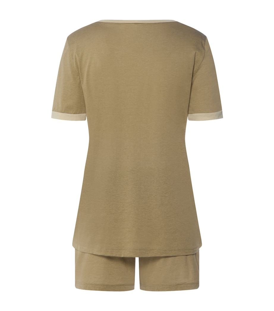 Cotton-Blend Laura Pyjamas COVERT GREEN Image 5