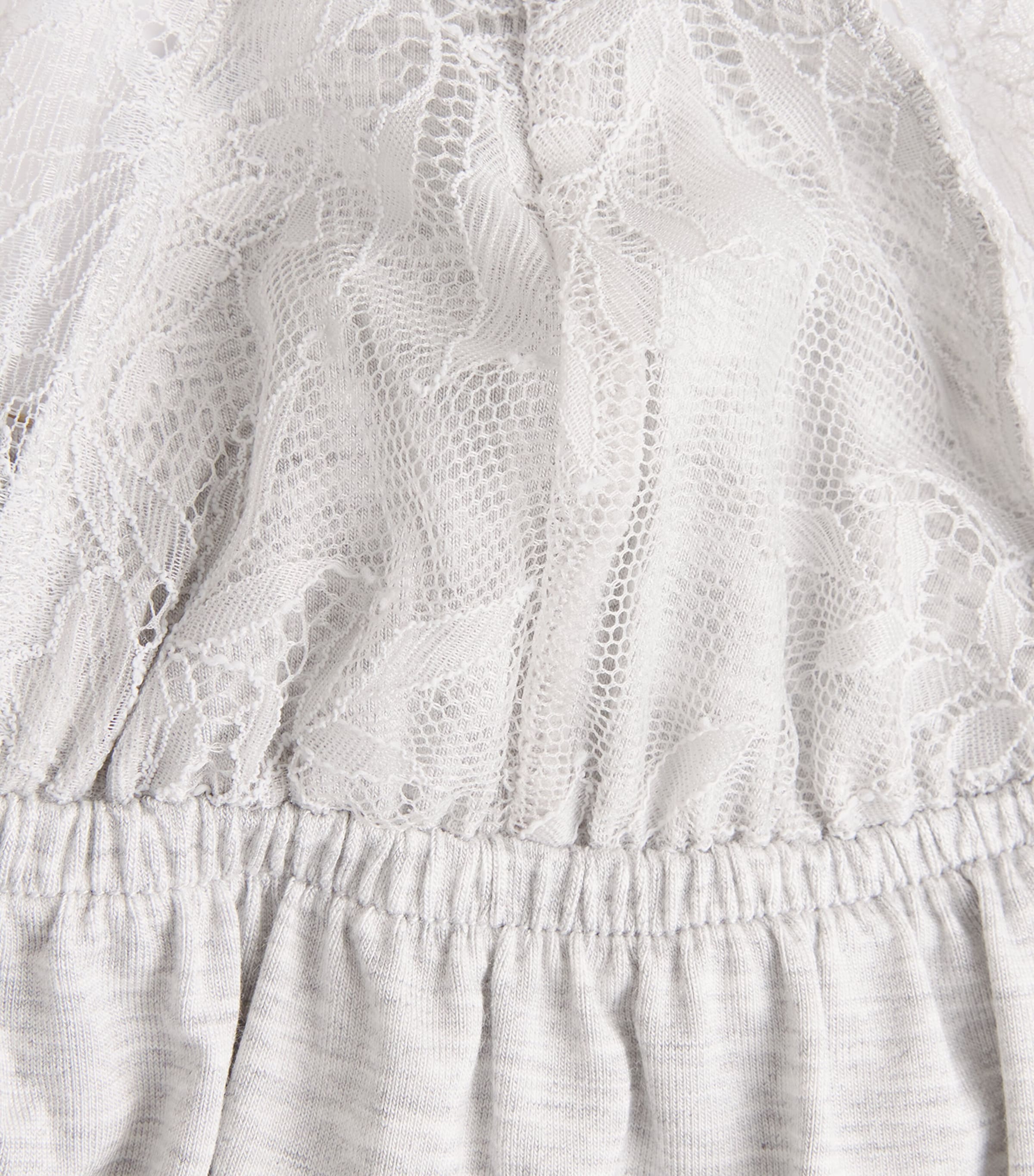 Skims Womens Sleep Babydoll Nightdress Light Heather Grey Image 6