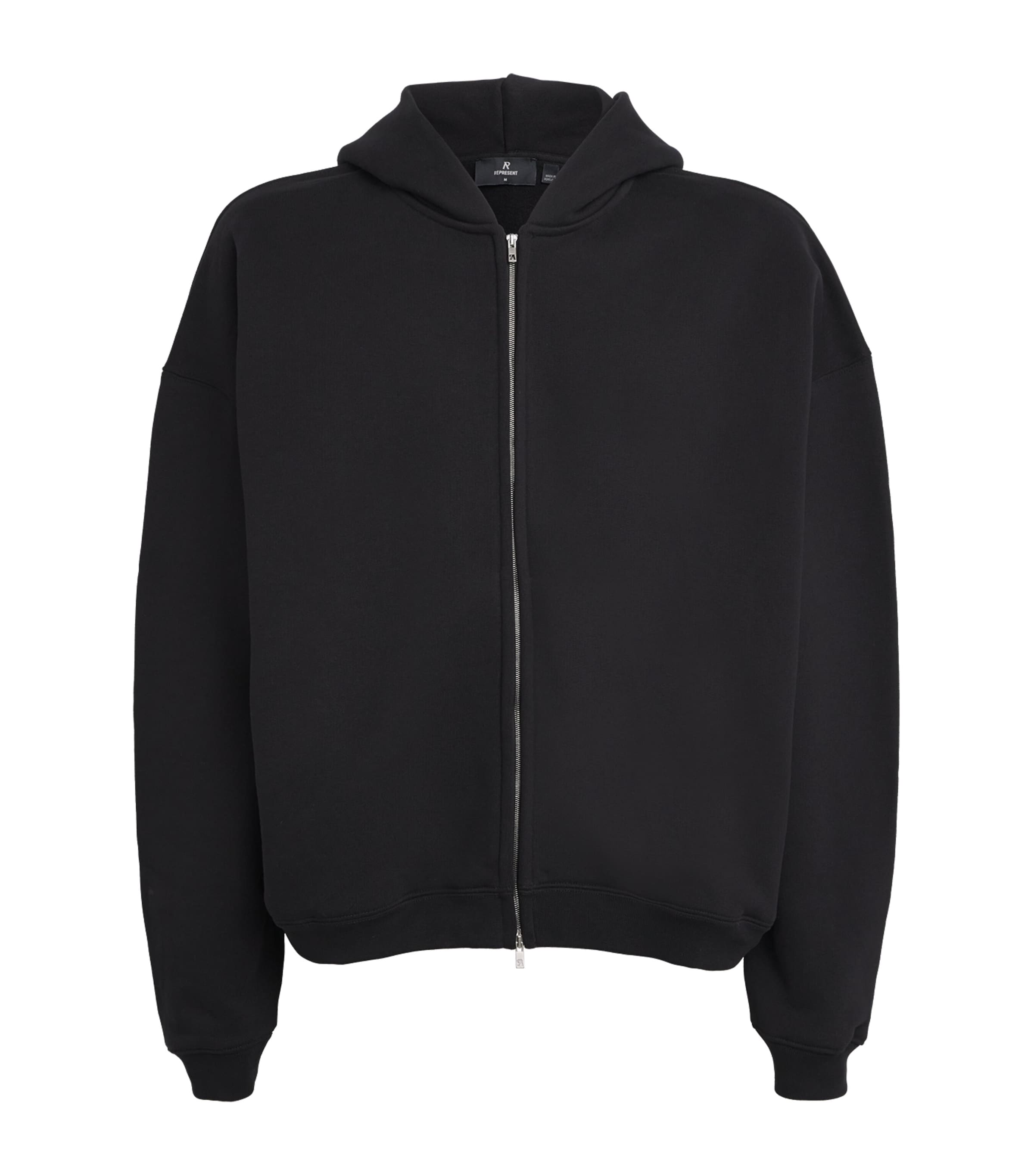 Represent Cotton Initial Boxy Zip Hoodie | Men Clothing | Sweatshirts & Hoodies | Designers | Represent