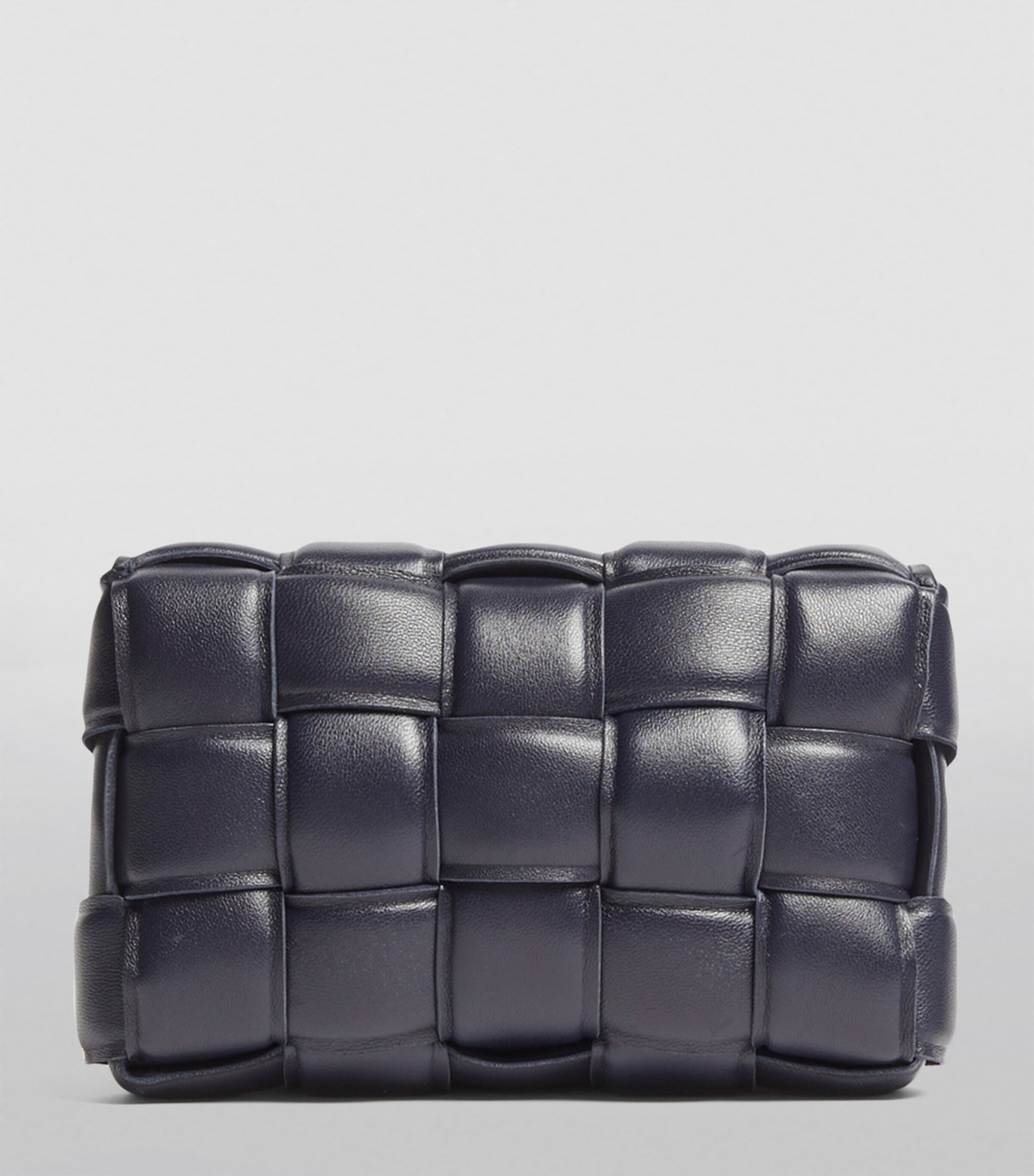 Bottega Veneta Leather Padded Cassette Cross-Body Bag Space Gold Image 3