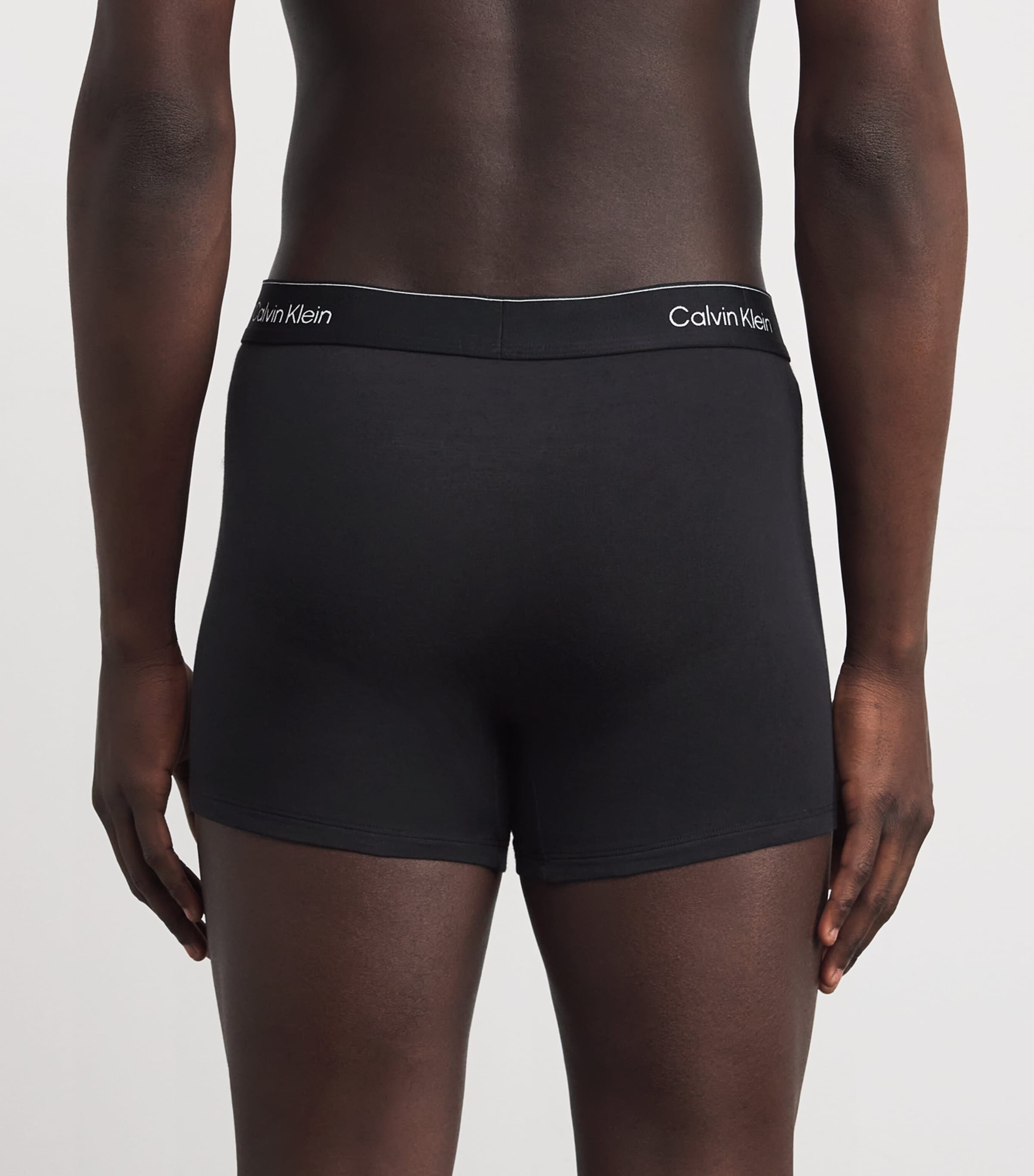 Stretch Cotton Relaxed Icon Boxers (Pack of 3) 0FDBLACK W/ DTM WB/ Image 3