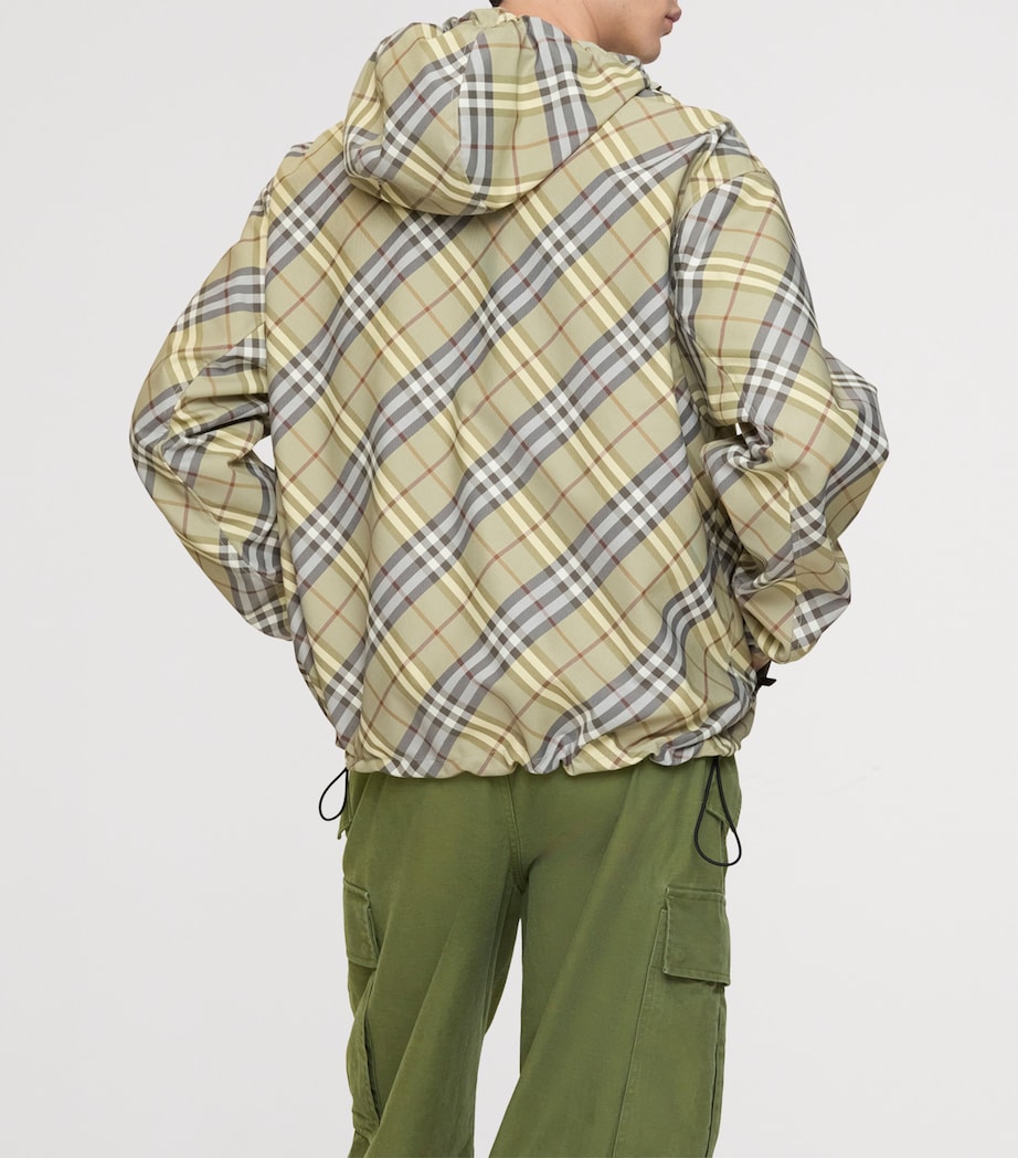 Reversible EKD Oversized Jacket GLADE GREEN IP CHECK Image 3